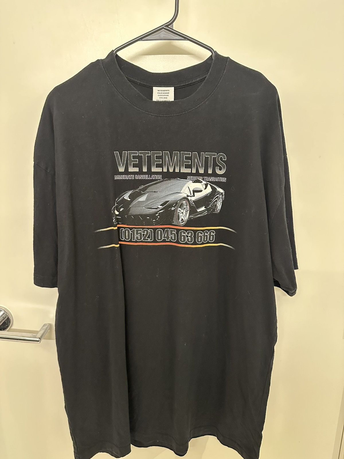 Vetements Vetements Car Hotline Tee Size US L / EU 52-54 / 3 - 1 Thumbnail