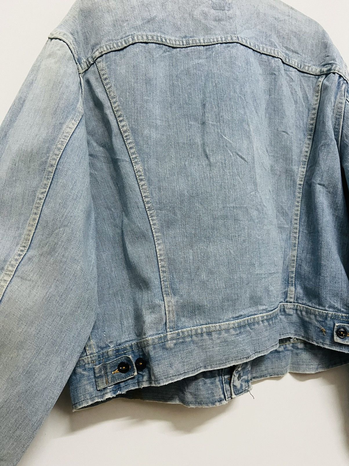 Lee × Vintage VINTAGE THRASHED LEE RIDER SANFORIZED UNION MADE JACKET Size US L / EU 52-54 / 3 - 16 Thumbnail