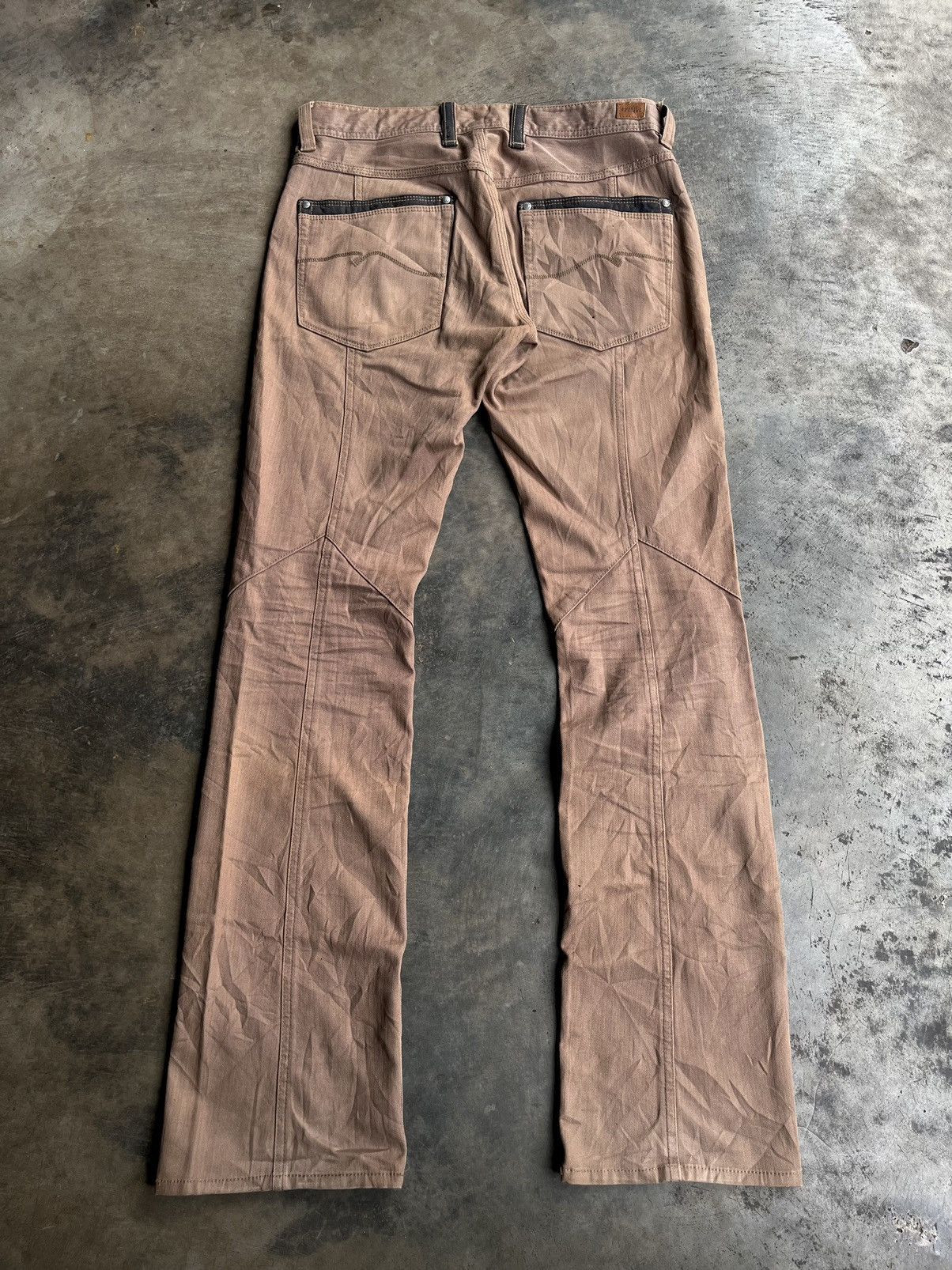14th Addiction NCFM Nicole Club For Men Japanese Flare BootCut Cowboy Pants Size US 30 / EU 46 - 2 Thumbnail