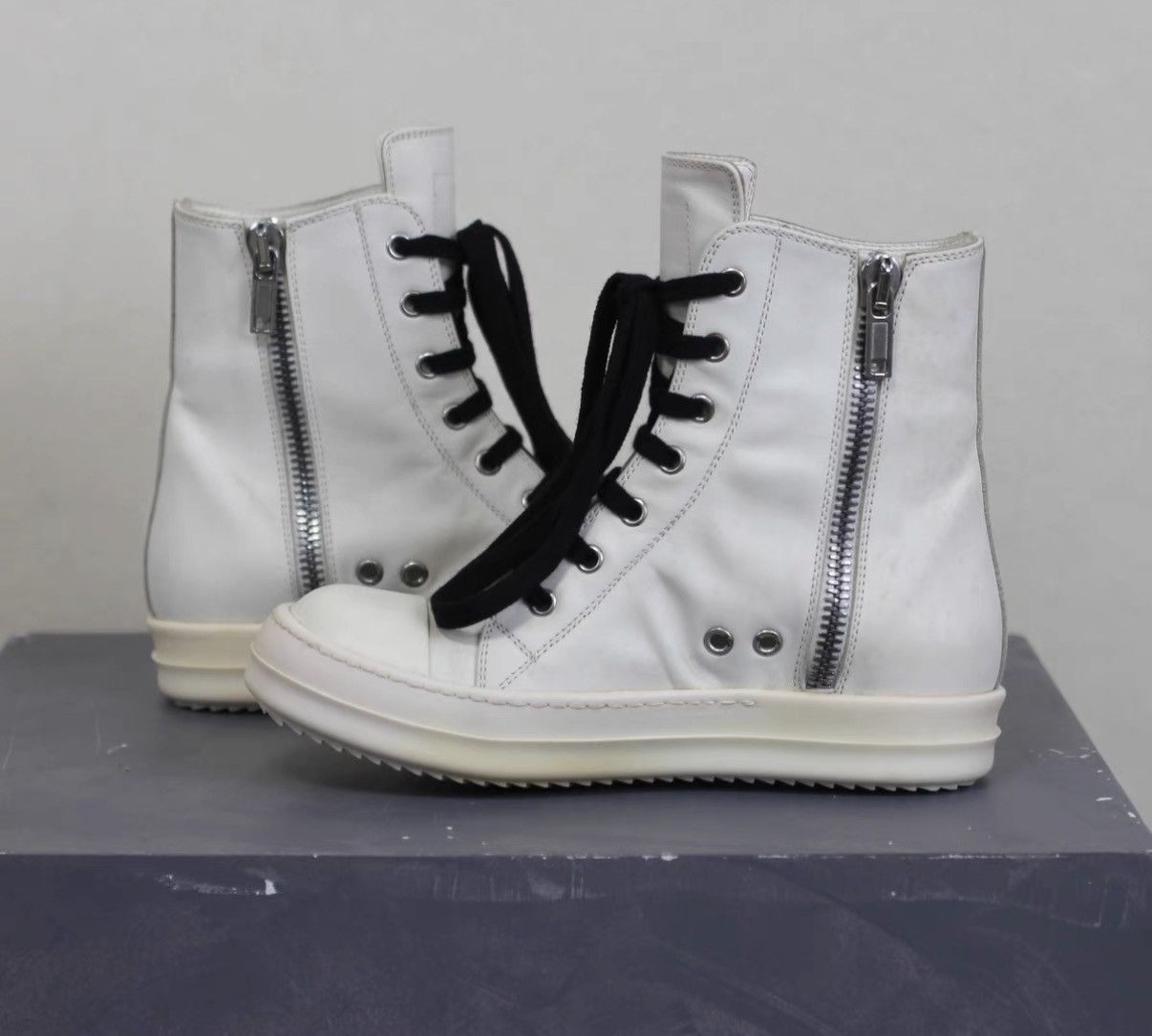 Rick Owens Rick Owens High-Top Bubble Converse-Inspired Sneakers Size US 6 / IT 36 - 5 Thumbnail