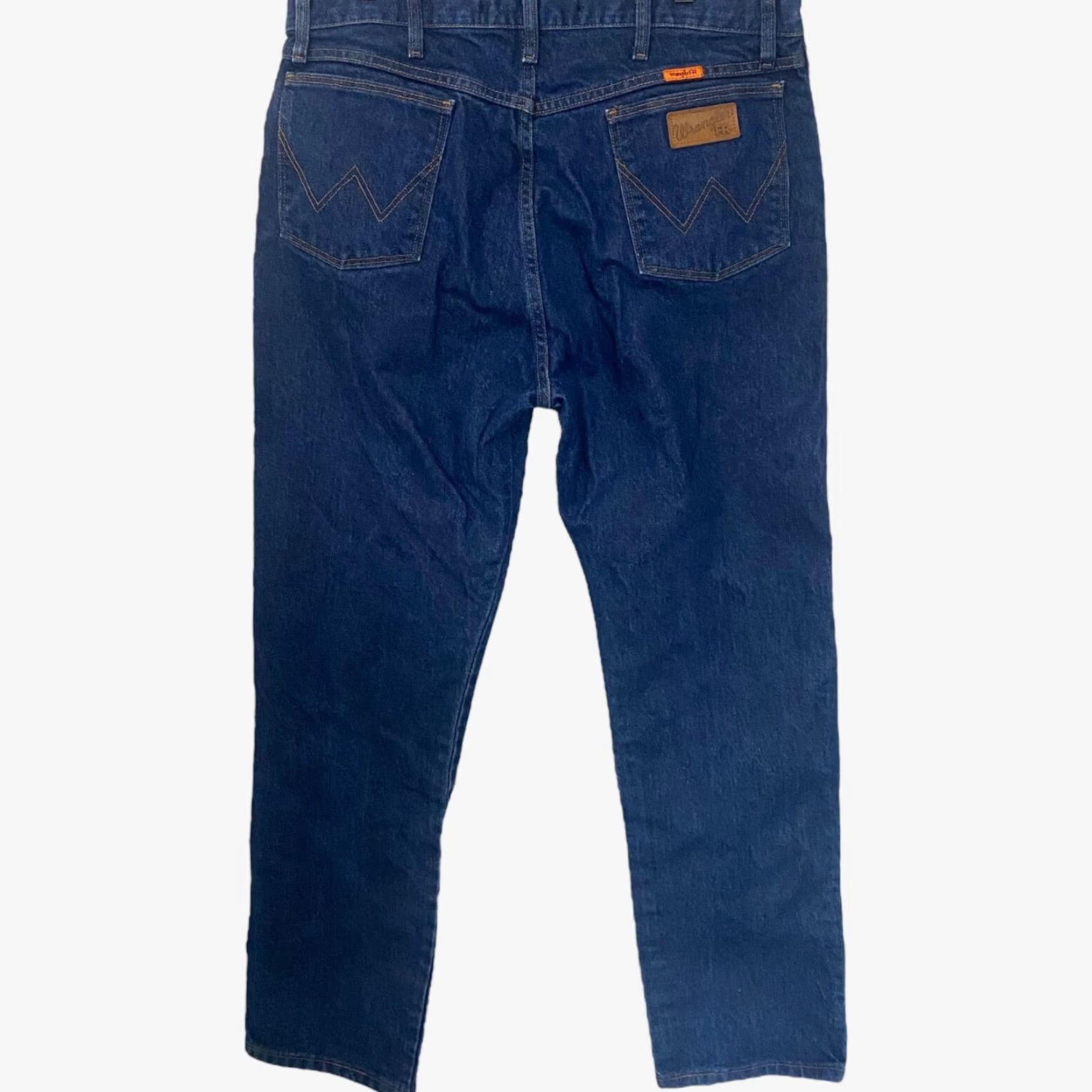 Wrangler VINTAGE Wrangler FR Flame-Resistant Original Fit Denim Jeans Men 38X34 Blue 38x34 FR13MWZ Western 5-Pocket Mens Size US 38 / EU 54 - 4 Thumbnail