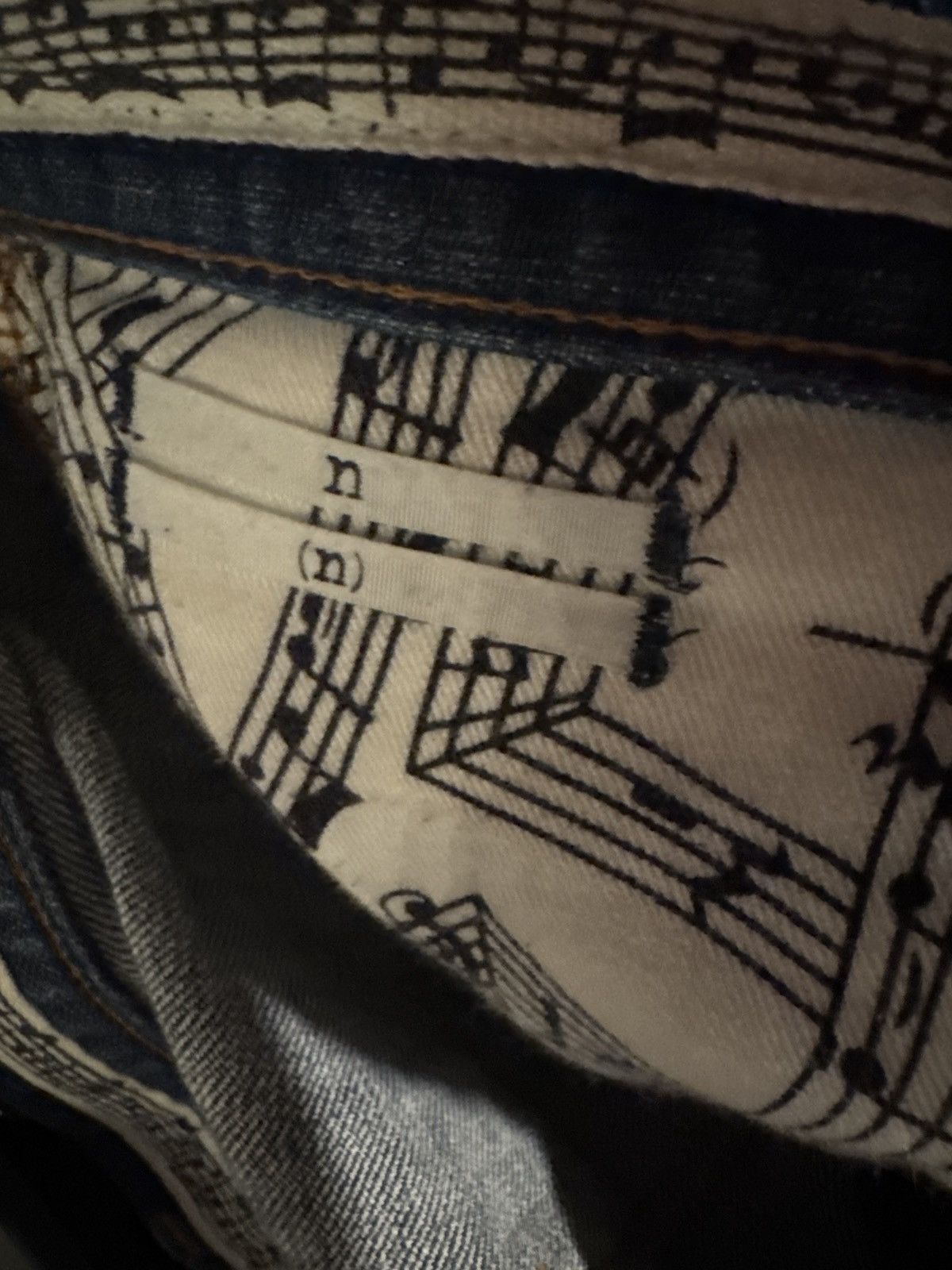 Number (N)ine Number (N)ine pain denim Size US 27 - 3 Thumbnail