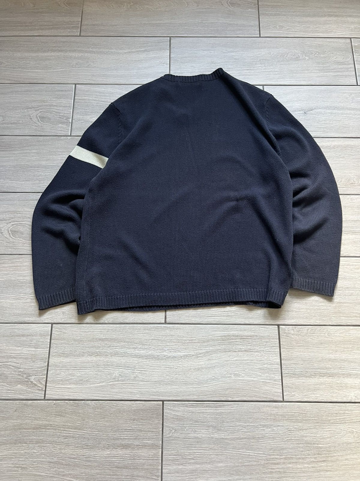 Yves Saint Laurent Saint Laurent Jeans Vintage Faded Sweater Knit Size US XL / EU 56 / 4 - 6 Thumbnail