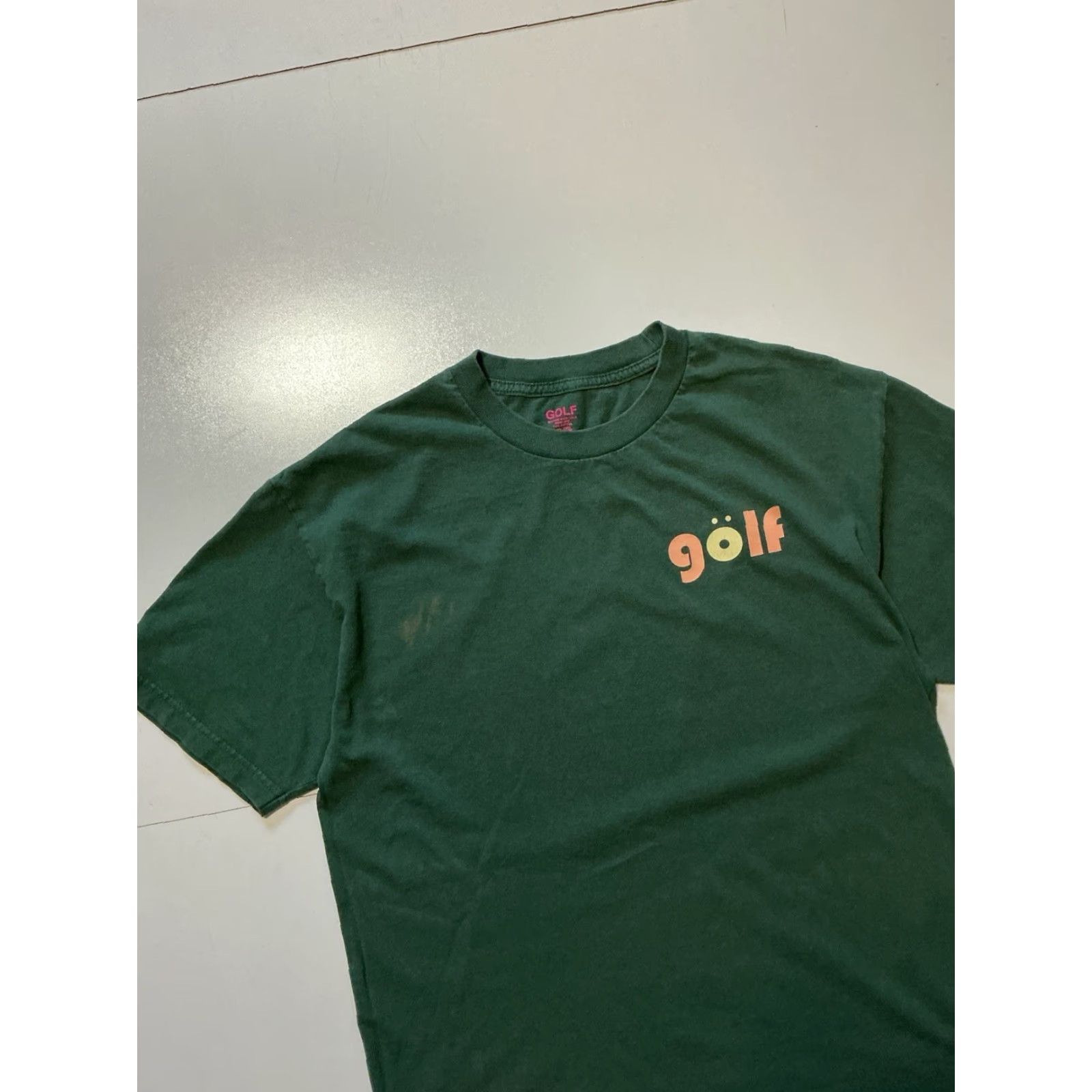 Golf Wang VINTAGE Golf Wang Tyler The Creator Green Logo S/S Crewneck T-Shirt Sz L Mens Size US L / EU 52-54 / 3 - 3 Thumbnail