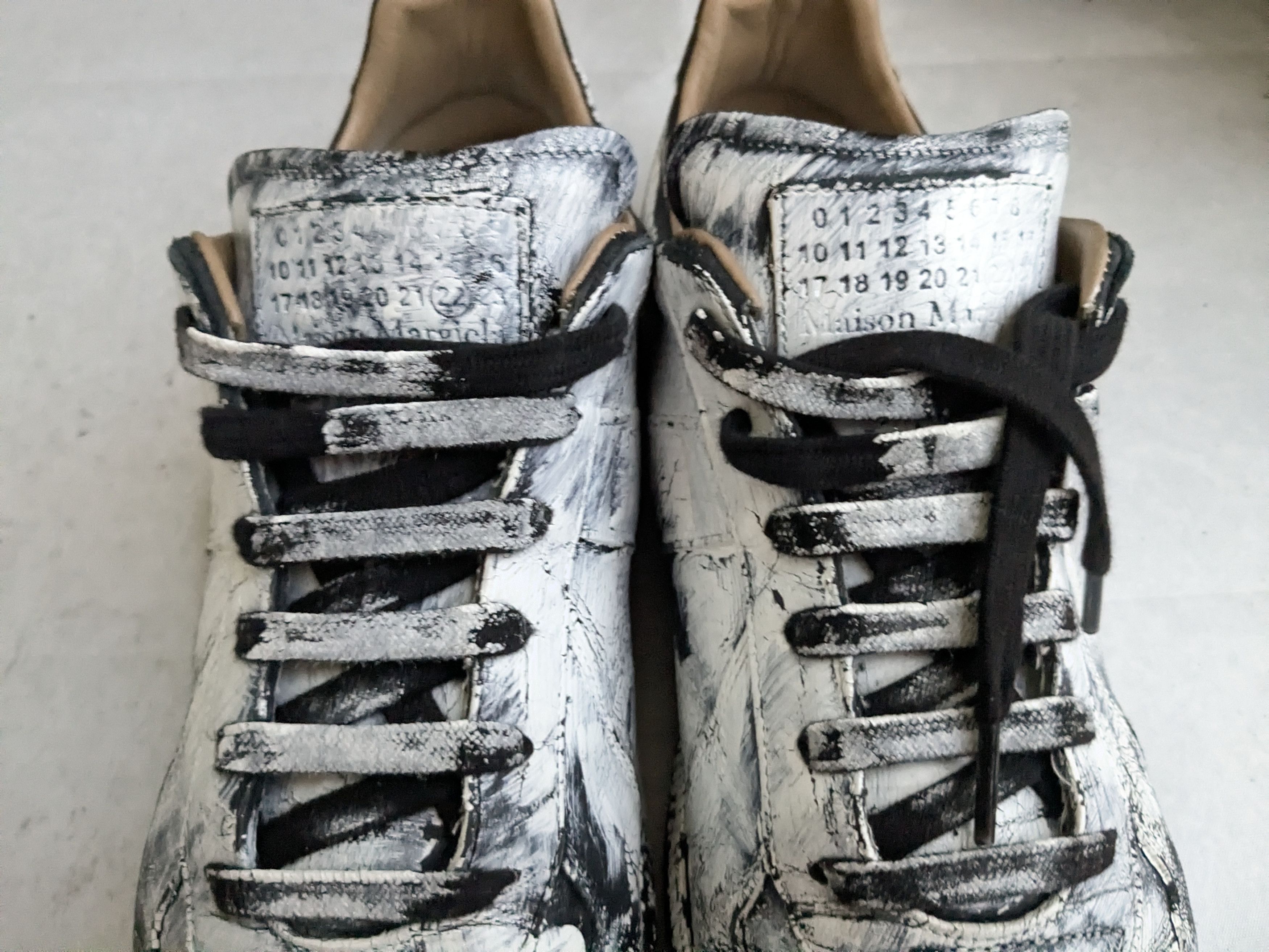 Maison Margiela Maison Margiela Replica Bianchetto Painted GAT 12 45 Size US 12 / EU 45 - 2 Thumbnail