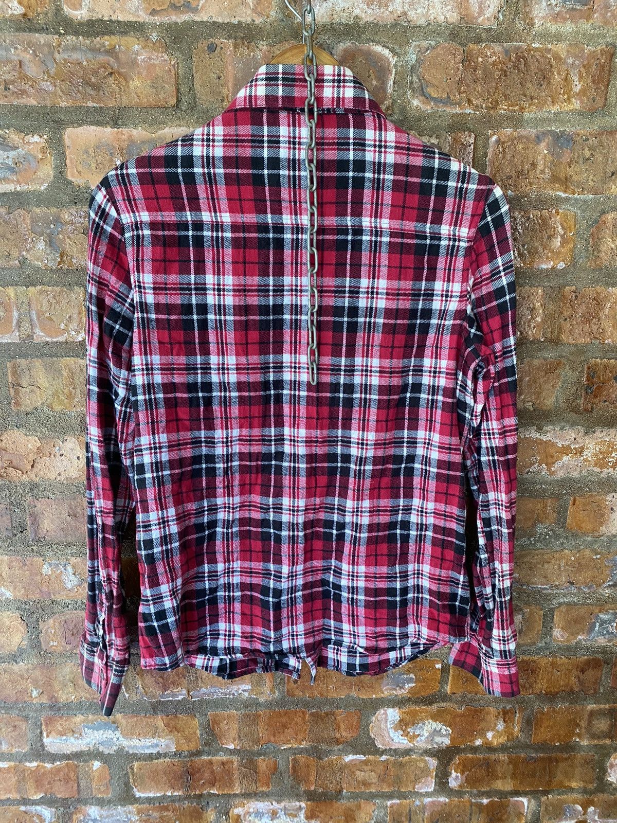 In The Attic × Japanese Brand × PPFM Iconic Red checked punk zipper Size US S / EU 44-46 / 1 - 11 Thumbnail