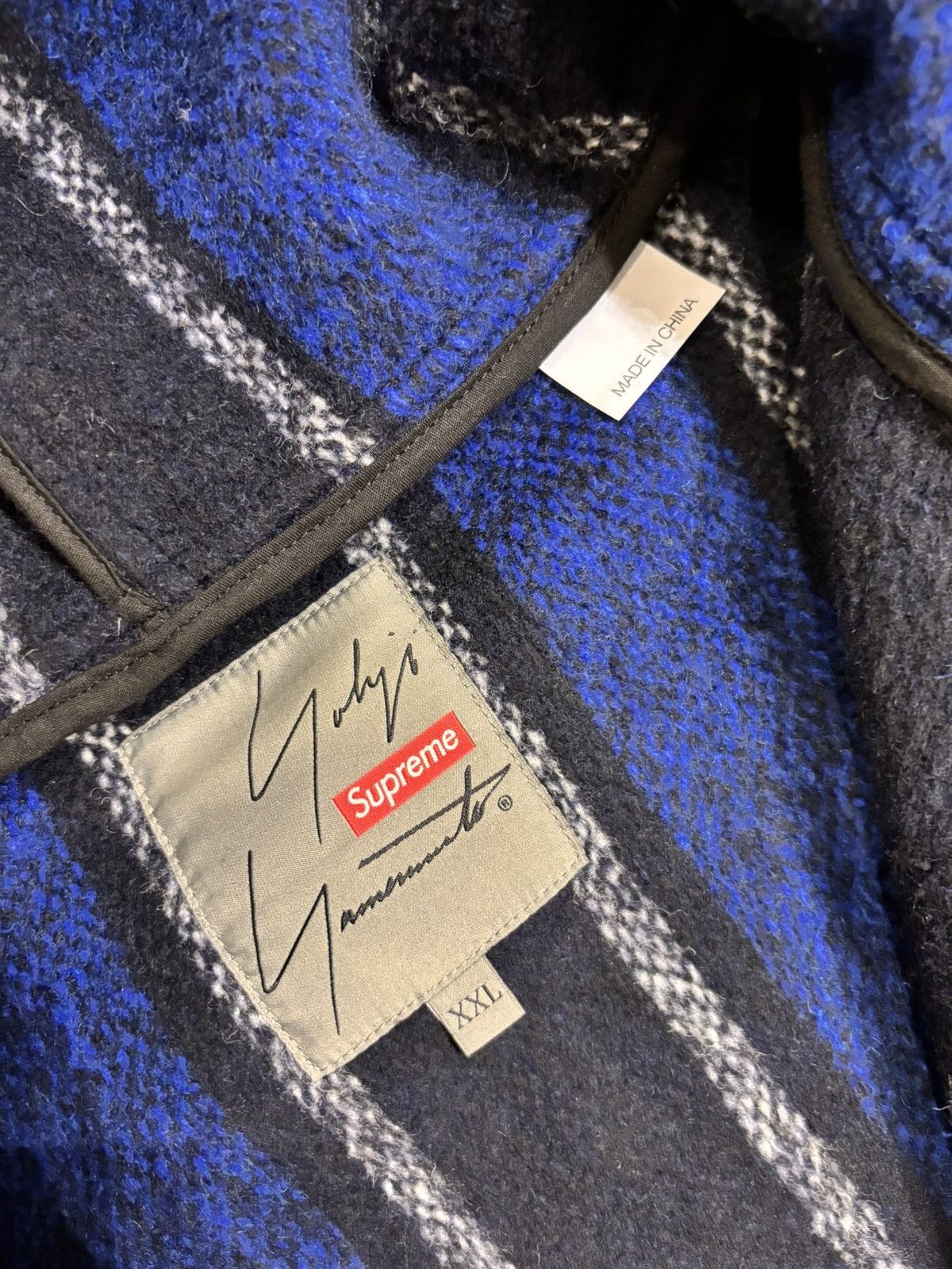 Supreme × Yohji Yamamoto Supreme X Yohji Yamamoto Baja Jacket Blue Size US XXL / EU 58 / 5 - 3 Thumbnail