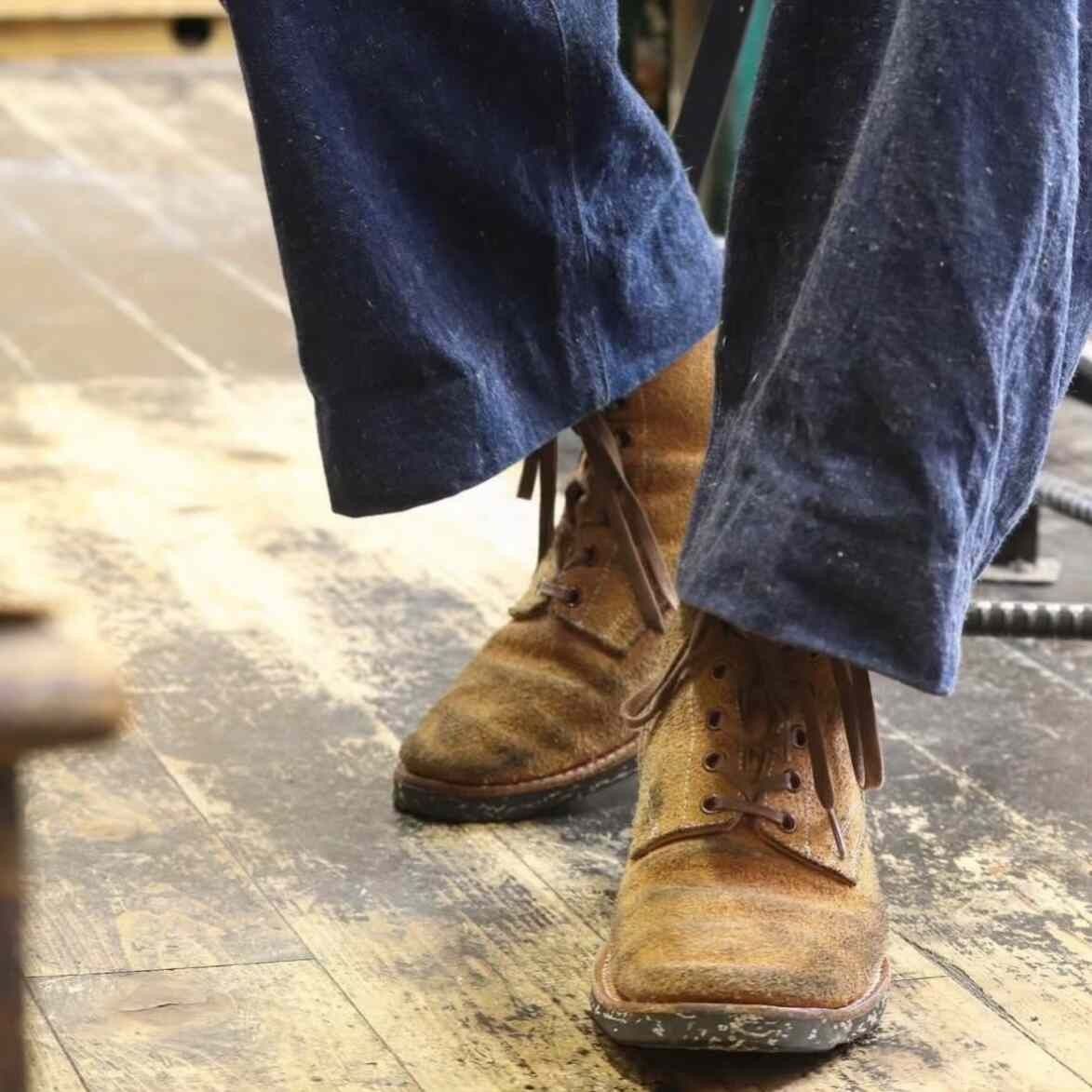 Clinch Boots Clinch Yeager Natural Roughout Boots Size US 9.5 / EU 42-43 - 6 Thumbnail