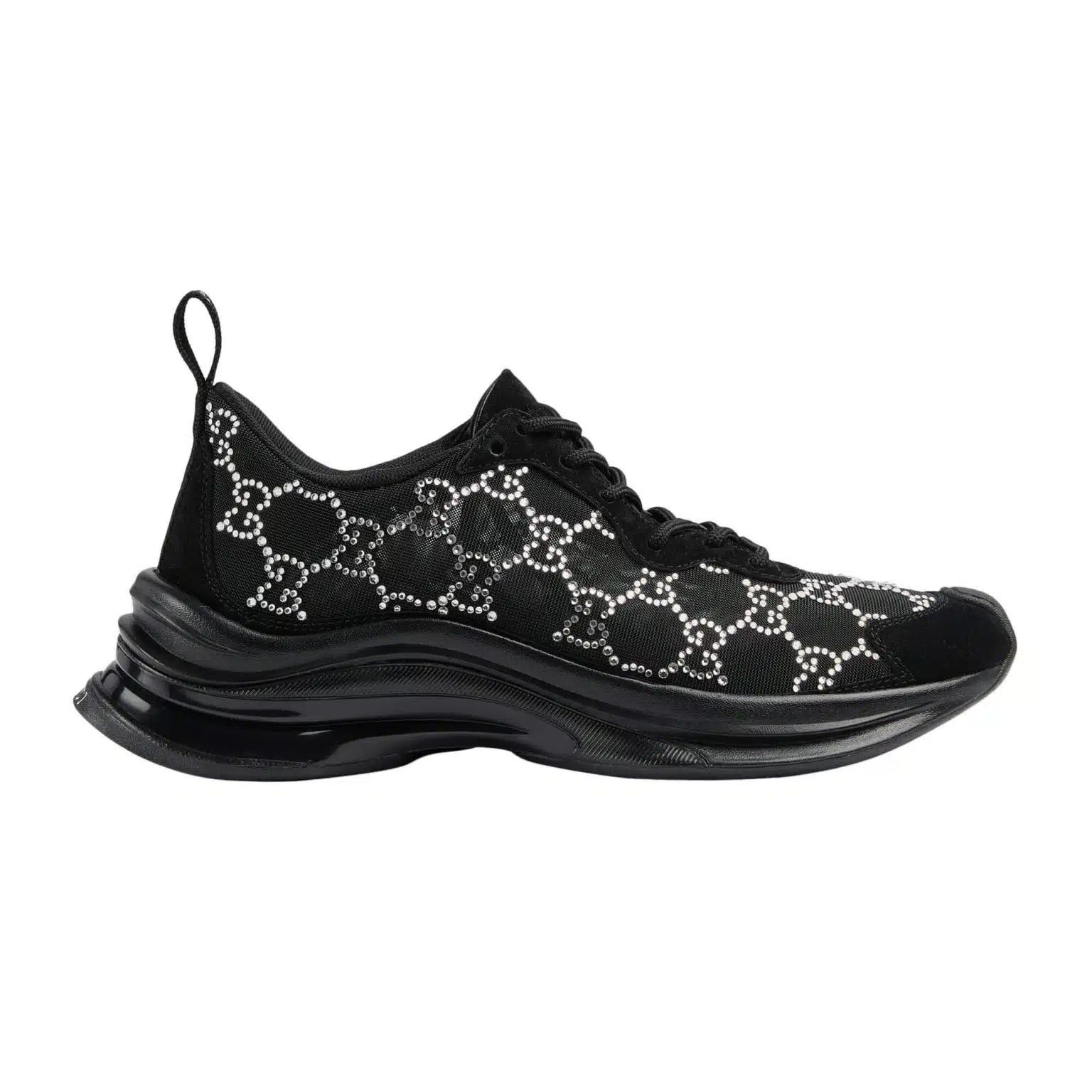 Gucci Gucci Run GG Crystal Sneakers SIZE 39.5 Size ONE SIZE - 1 Thumbnail