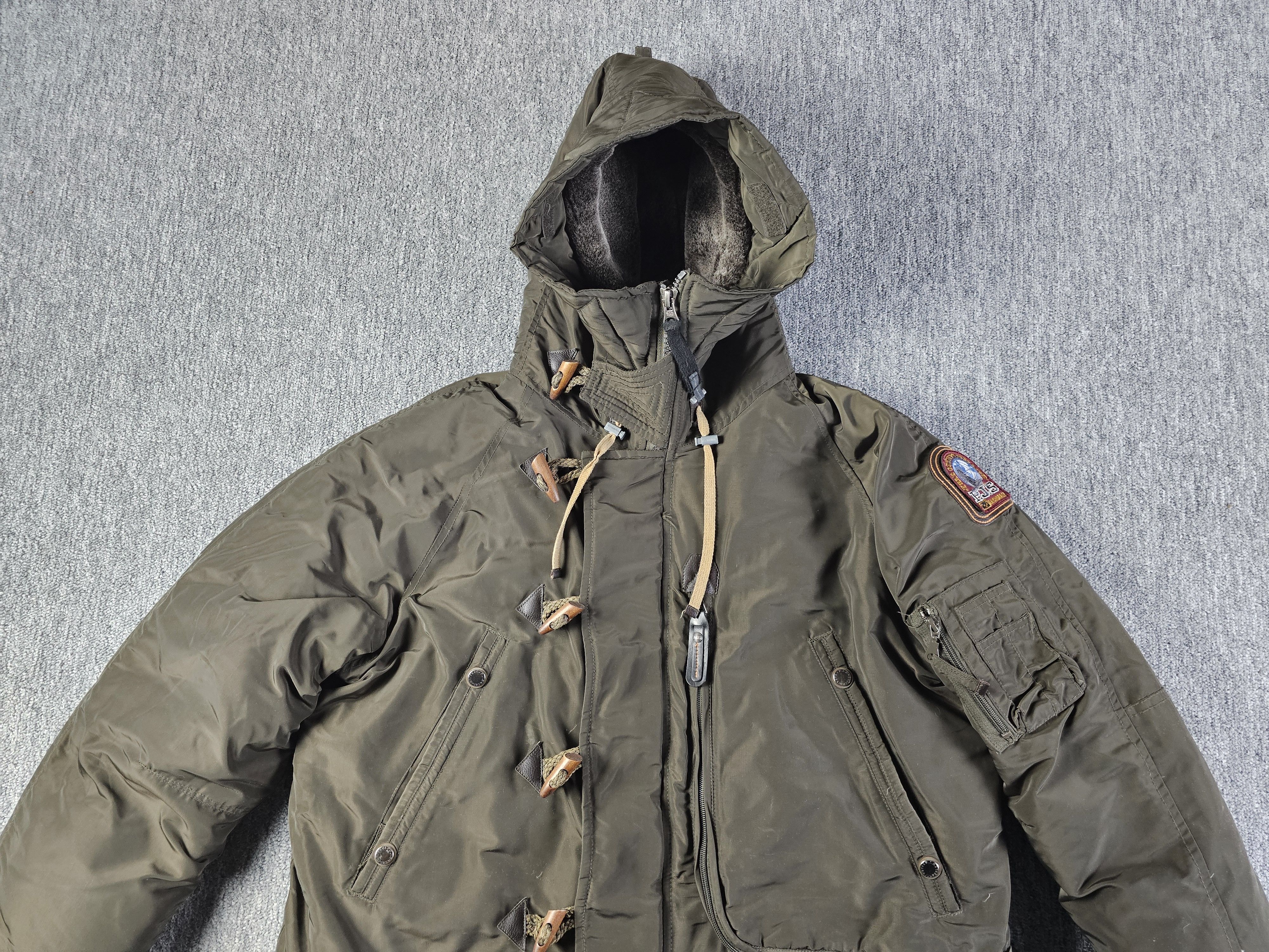 Parajumpers Parajumpers Flea Market Down Parka Faux Fur Hood Olive XL Size US S / EU 44-46 / 1 - 7 Thumbnail