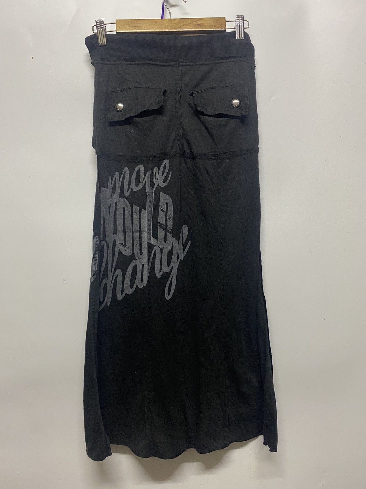 If Six Was Nine Ghost Of Harlem Japanese Punk Midi Skirts Size 28" / US 6 / IT 42 - 2 Thumbnail