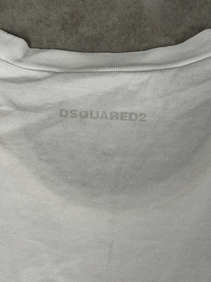 Dsquared2 2010s Dsquared2 White Safety Pin T-Shirt Size US S / EU 44-46 / 1 - 11 Thumbnail