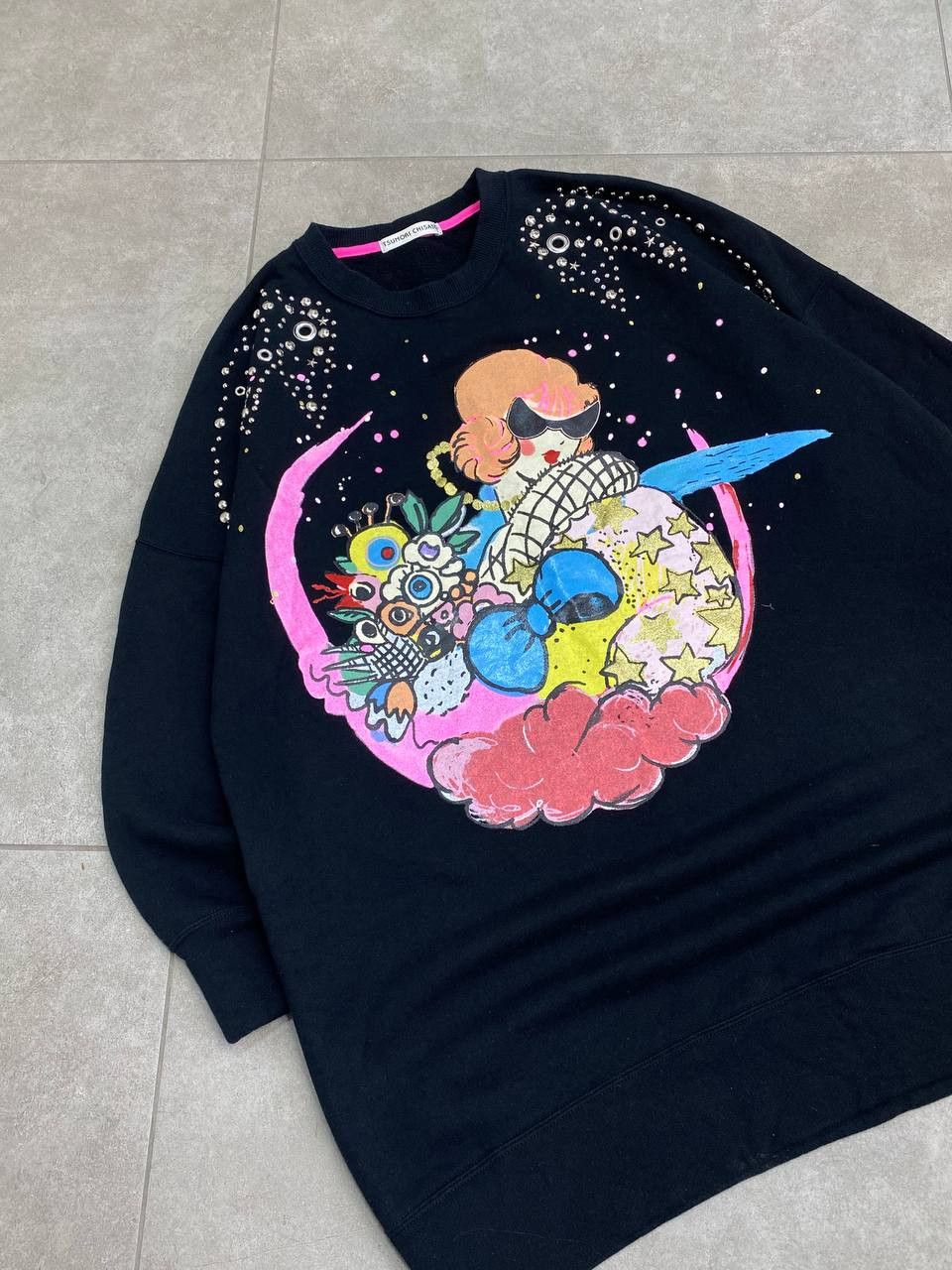 Tsumori Chisato Tsumori Chisato Anime Printing Moon Long Sweatshirt Size M / US 6-8 / IT 42-44 - 5 Thumbnail