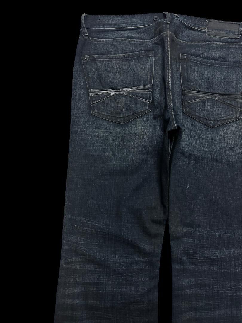 If Six Was Nine FLARE Insane Express🇯🇵 Jean Mudwash SlimFit Bootcut Dark Jean Size US 35 - 15 Thumbnail