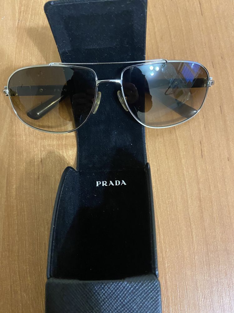 Prada Prada Aviator Sunglasses Size ONE SIZE - 2 Thumbnail