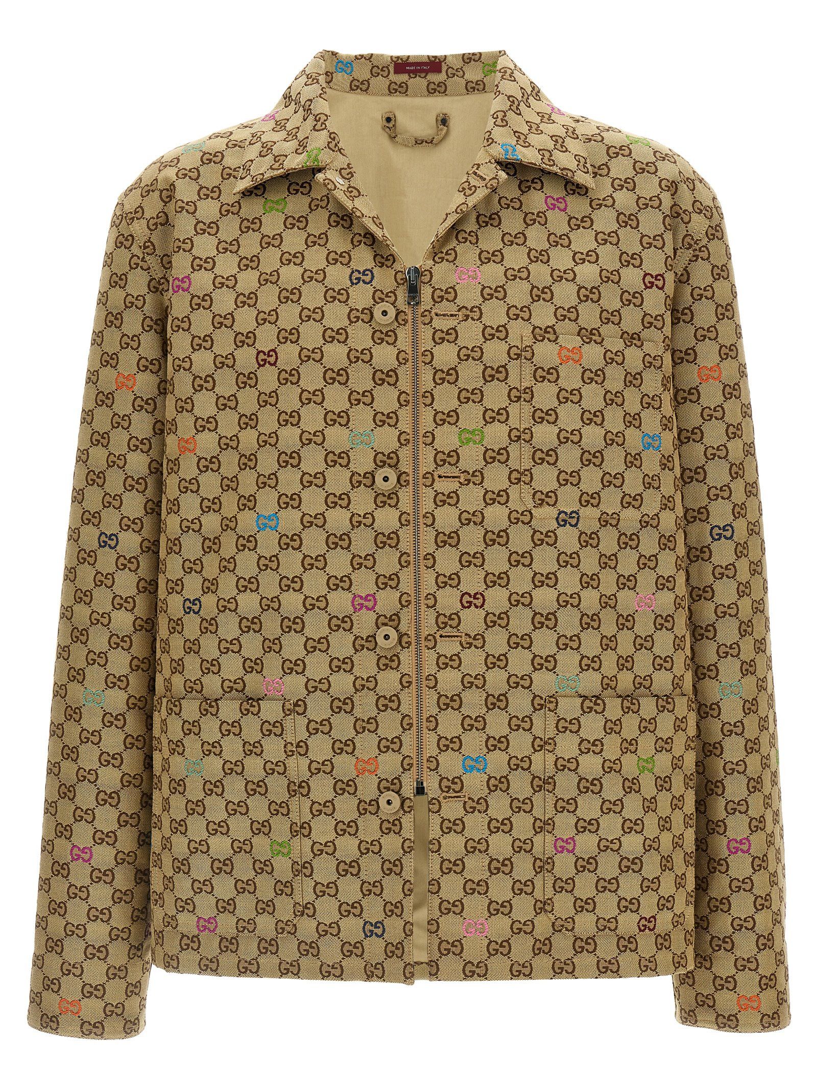 Multicolor fil coupe jacket