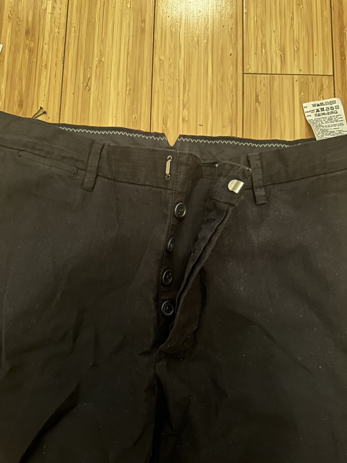 C.P. Company C.P. Company AW08 Black Trousers Size 50S - 2 Thumbnail