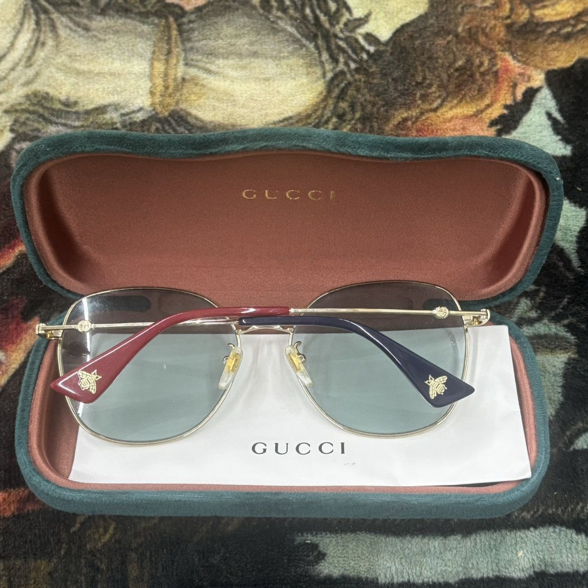 Gucci Gucci Sunglasses Luxury Glasses with Case Size ONE SIZE - 1 Thumbnail