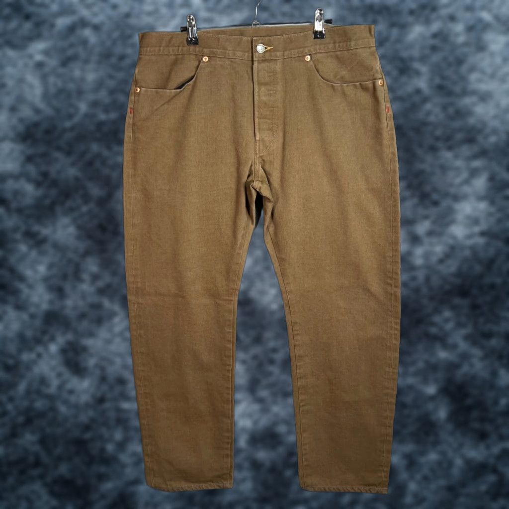 Levi's VINTAGE Levis Jeans Mens Size 34 Cotton Brown Unfinished Straight Leg Size US 34 / EU 50 - 1 Thumbnail