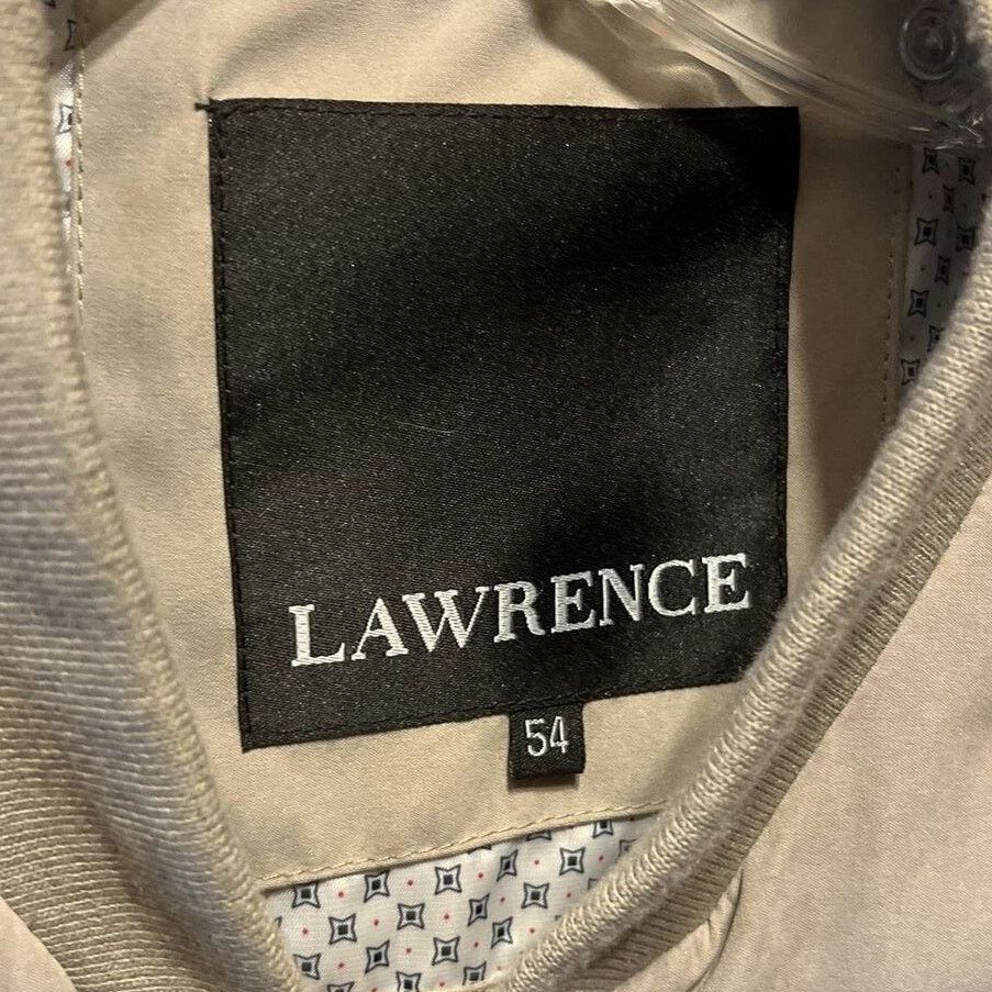 Other Lawrence Men’s 54 Cream Beige Poly Nylon windbreaker Jacket Size US XL / EU 56 / 4 - 3 Thumbnail