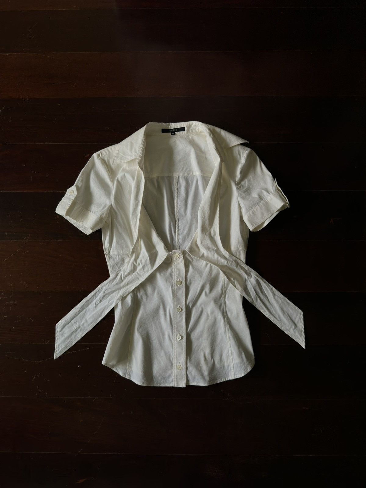 Gucci Gucci Fall 2005 Corset-Tie Sculpt Shirt Size M / US 6-8 / IT 42-44 - 4 Thumbnail
