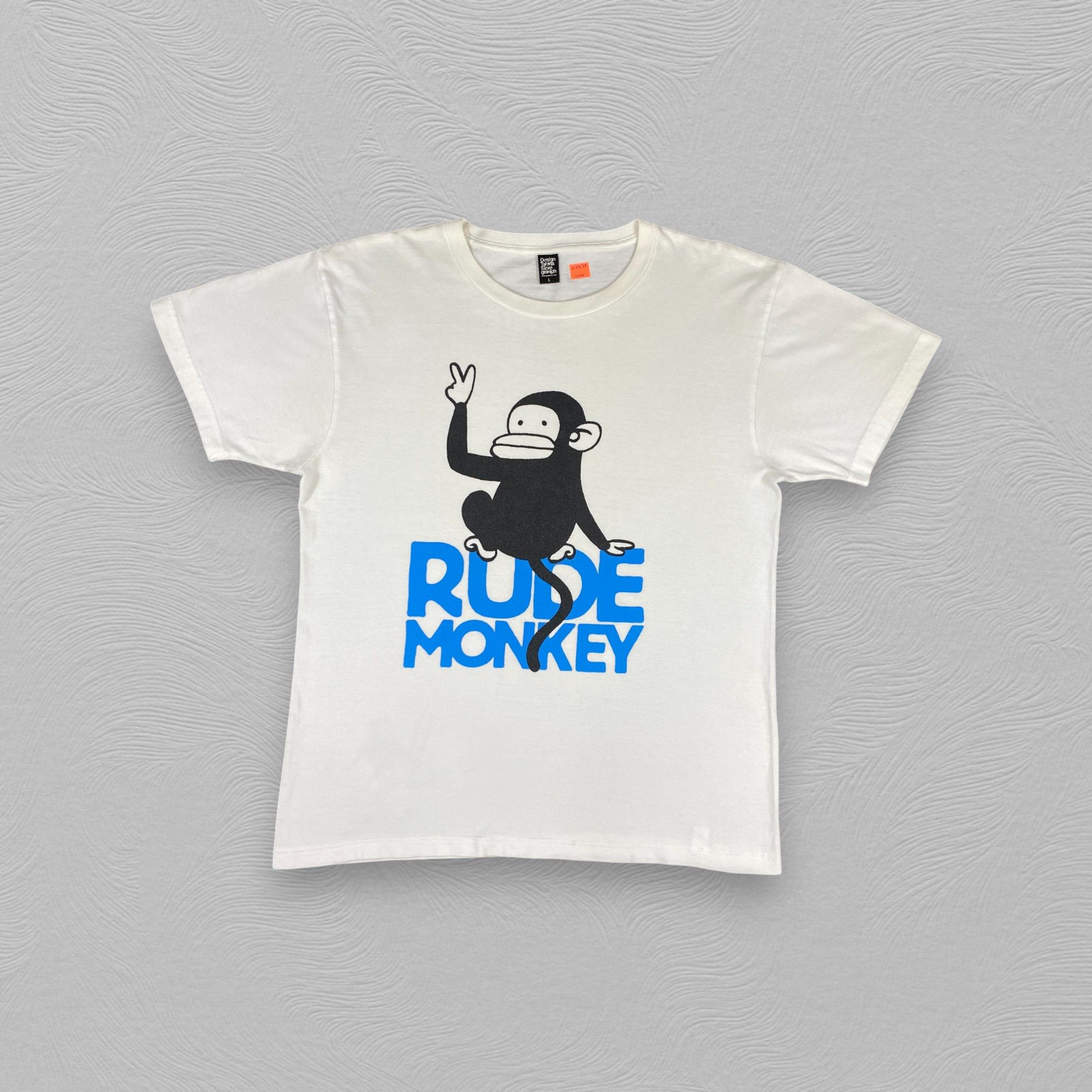 Japanese Brand Vintage Graniph Rude Monkey T-shirt - L070 Size US L / EU 52-54 / 3 - 1 Thumbnail