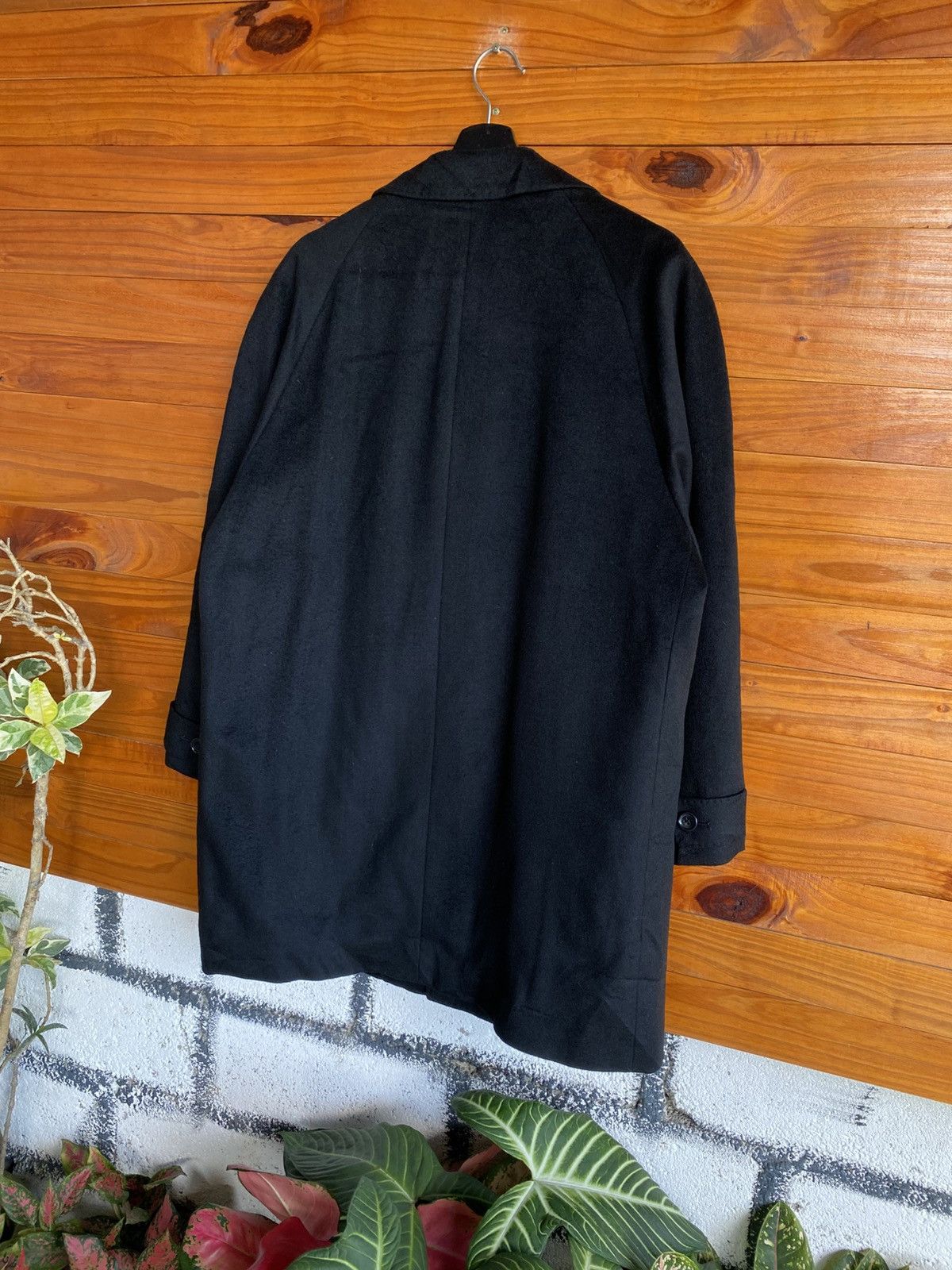 Vintage Vintage Black Cashmere Overcoat – 100% Cashmere Wool Size US M / EU 48-50 / 2 - 15 Thumbnail