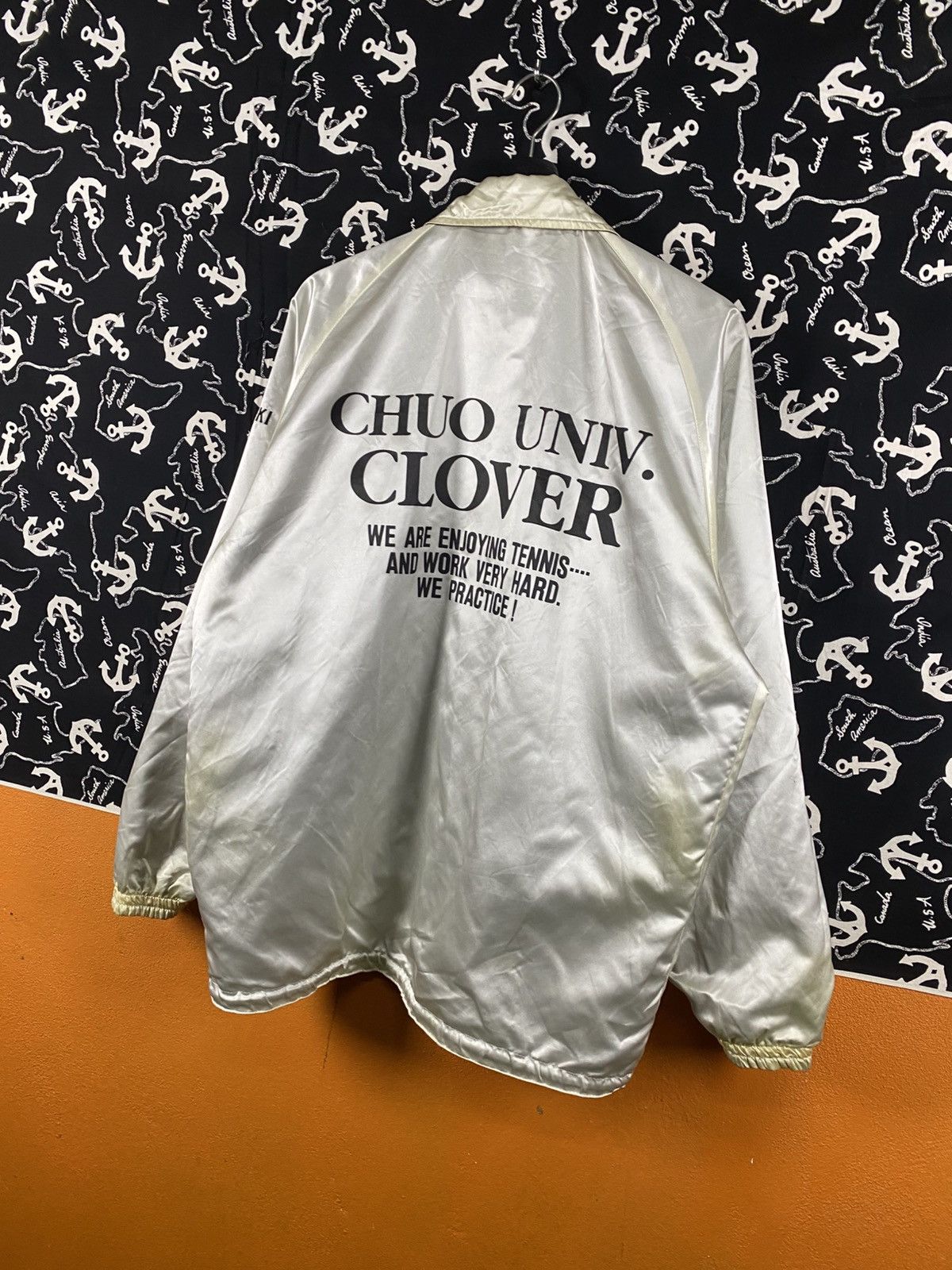 Vintage Vintage Chuo University Clover Tennis Team Coach Jacket Size US M / EU 48-50 / 2 - 17 Thumbnail