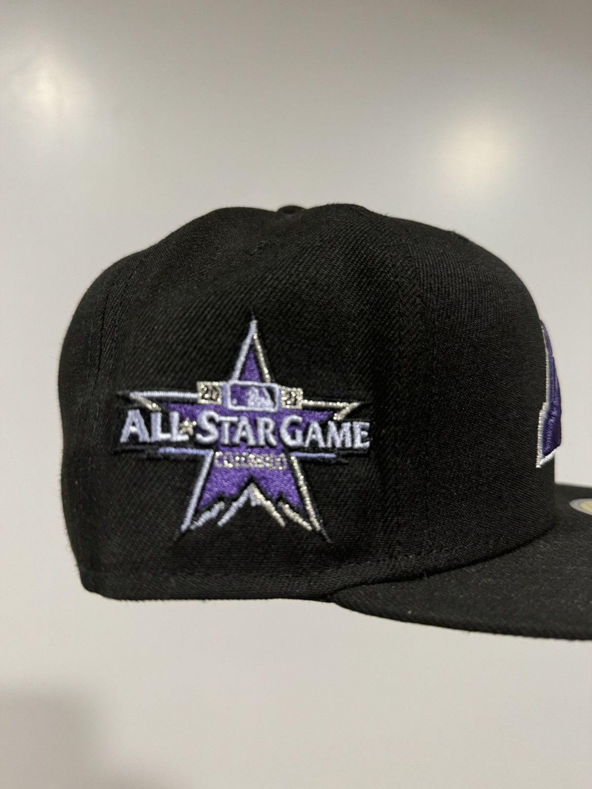 Hat Club × MLB × New Era Hatclub Exclusive Colorado Rockies Black/Lavender 7 3/8 Size ONE SIZE - 2 Thumbnail