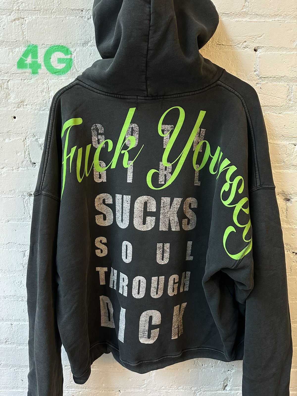 4GSELLER × Enfants Riches Deprimes ERD GOTH GIRL GO FUCK YOURSELF XL XXL BAGGY 4Gseller Size US XL / EU 56 / 4 - 4 Thumbnail