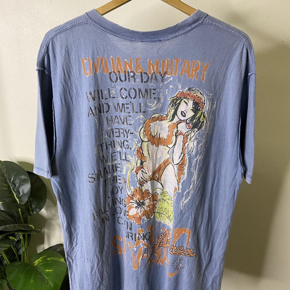 Avirex Y2K Avirex Sexy Graphic Military Army T Shirt HystericsStyle Size US L / EU 52-54 / 3 - 2 Thumbnail