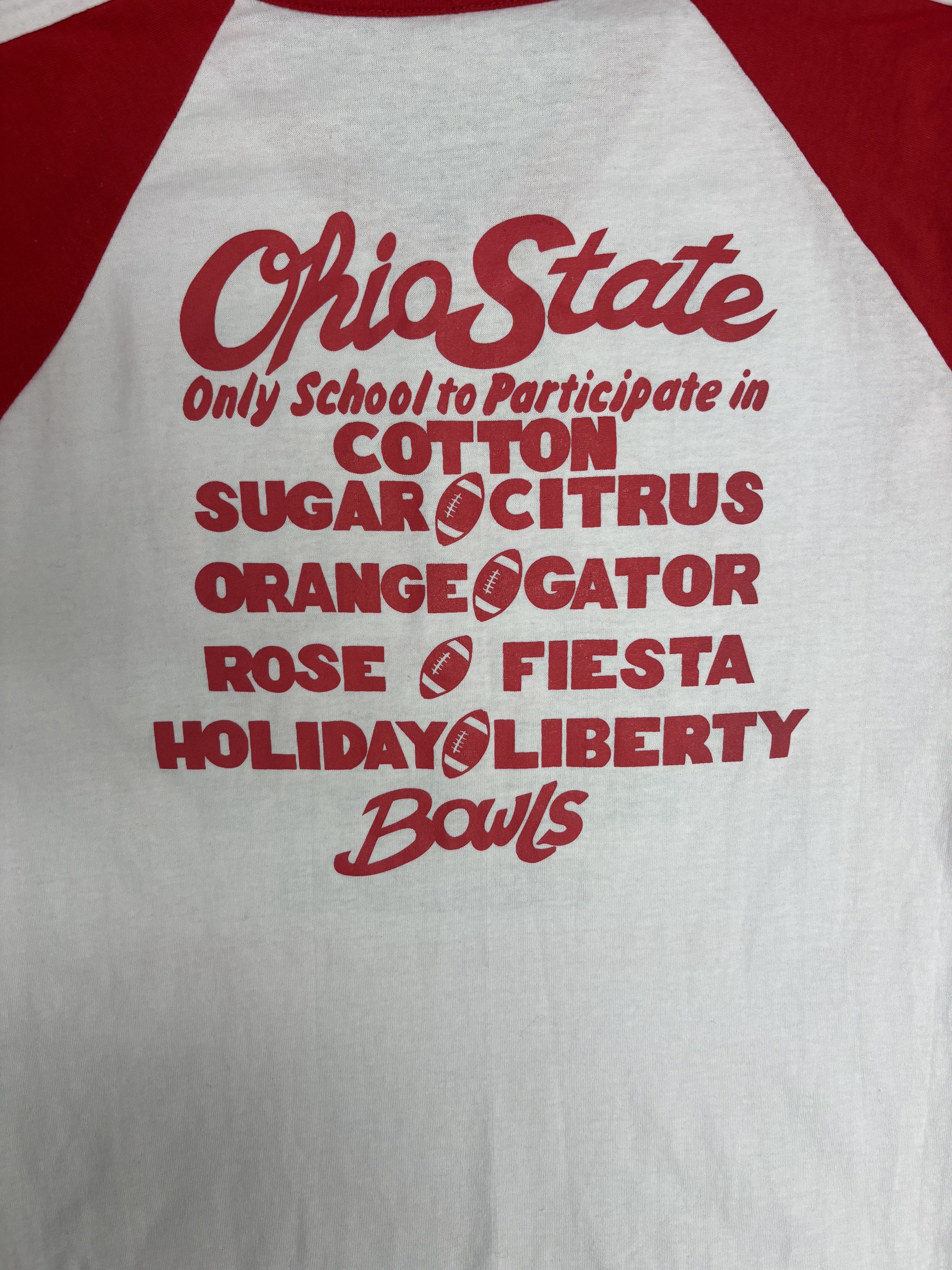 Vintage Ohio State vs. Texas A&M Cotton Bowl '87 Vintage Tee Size US L / EU 52-54 / 3 - 5 Thumbnail