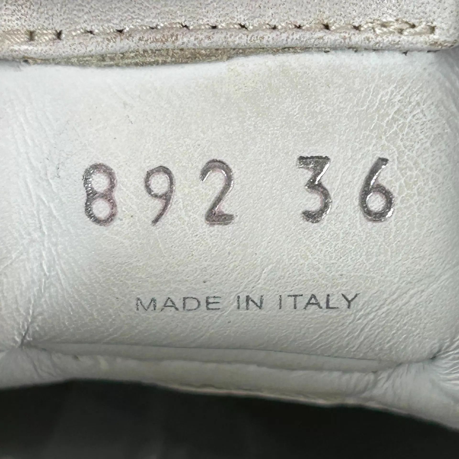 Miu Miu MIU MIU distressed white sneaker women's EU 36 Size US 5.5 / IT 35.5 - 7 Thumbnail