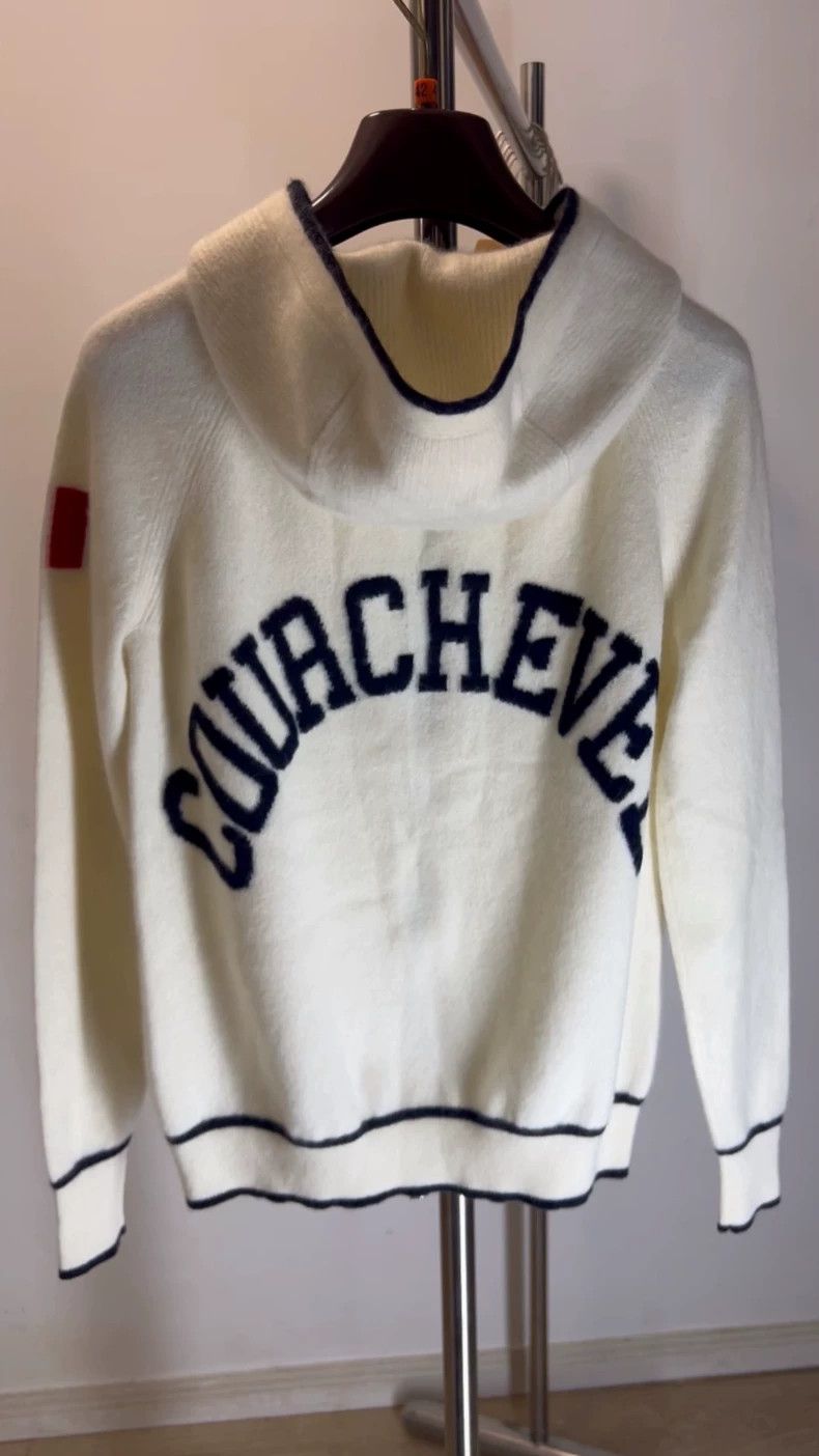 Loro Piana LORO PIANA Alphabetic cashmere woolen cap sweater Size S / US 4 / IT 40 - 1 Thumbnail