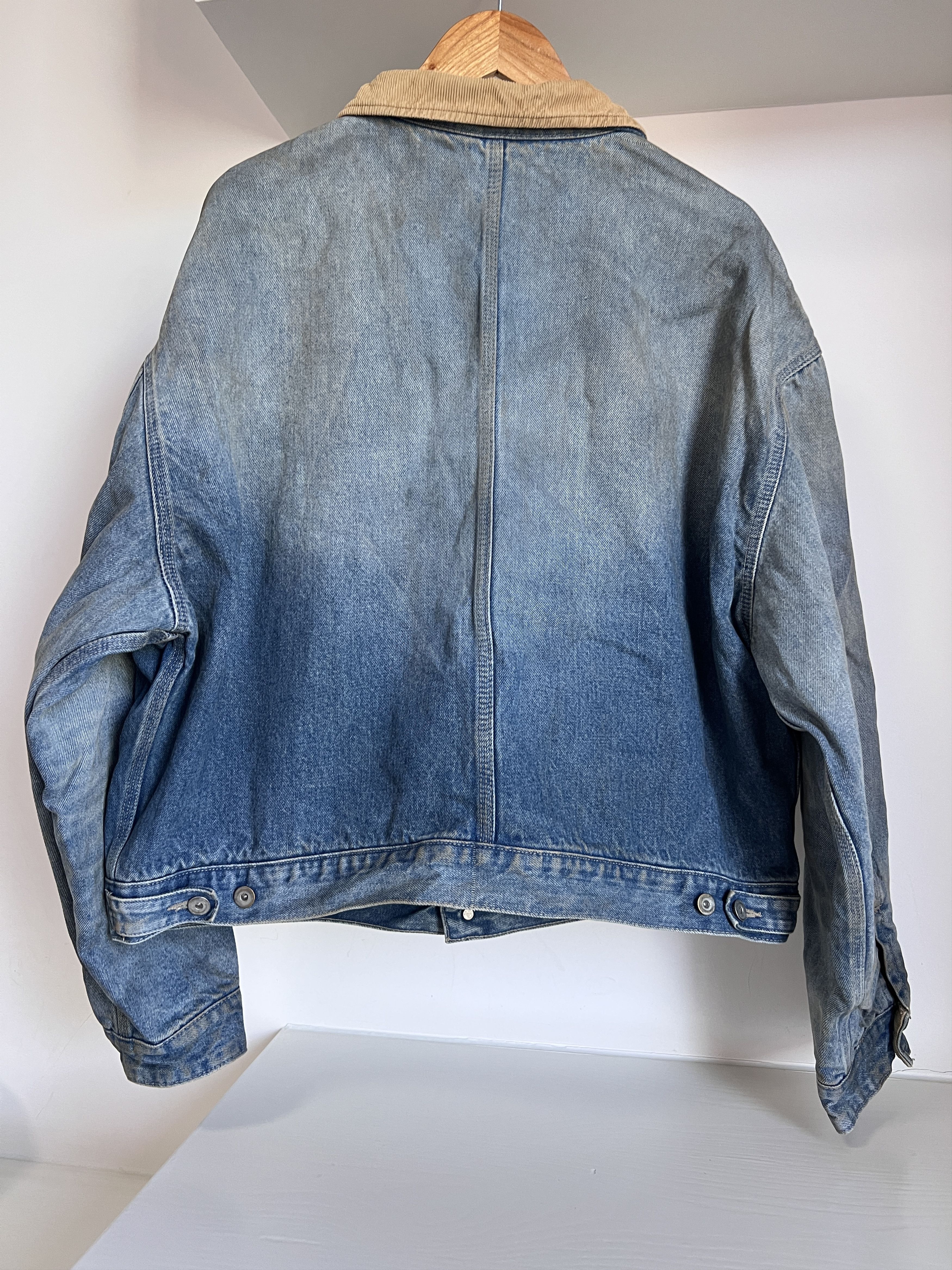 Yeezy Season Stone Wash Denim Jacket Custom Made