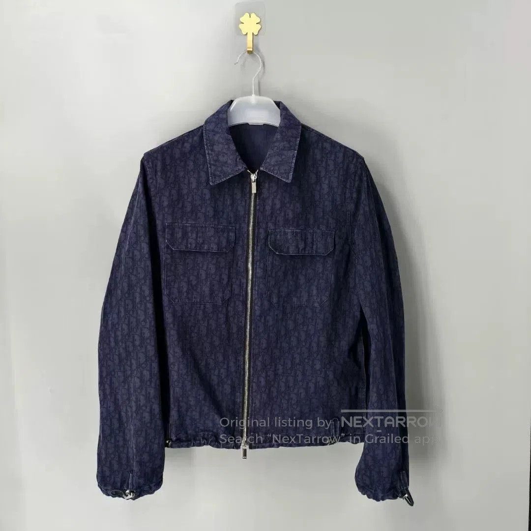 Dior dior logo patterned long sleeve jacket men. Size US M / EU 48-50 / 2 - 1 Thumbnail
