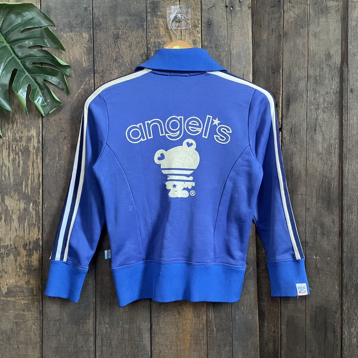 Angel Blue Vintage Angle Blue Cute Baby y2k Ripoff Adidas Jacket Size S / US 4 / IT 40 - 2 Thumbnail