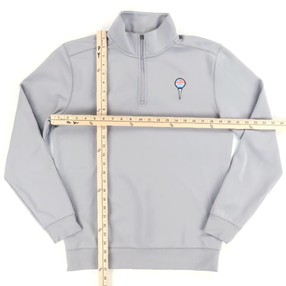 Southern Tide Southern Tide Perth Pullover Shirt Gray Men S Mock Long Sleeve Sweatshirt High Stretch Pullover Size US S / EU 44-46 / 1 - 3 Thumbnail