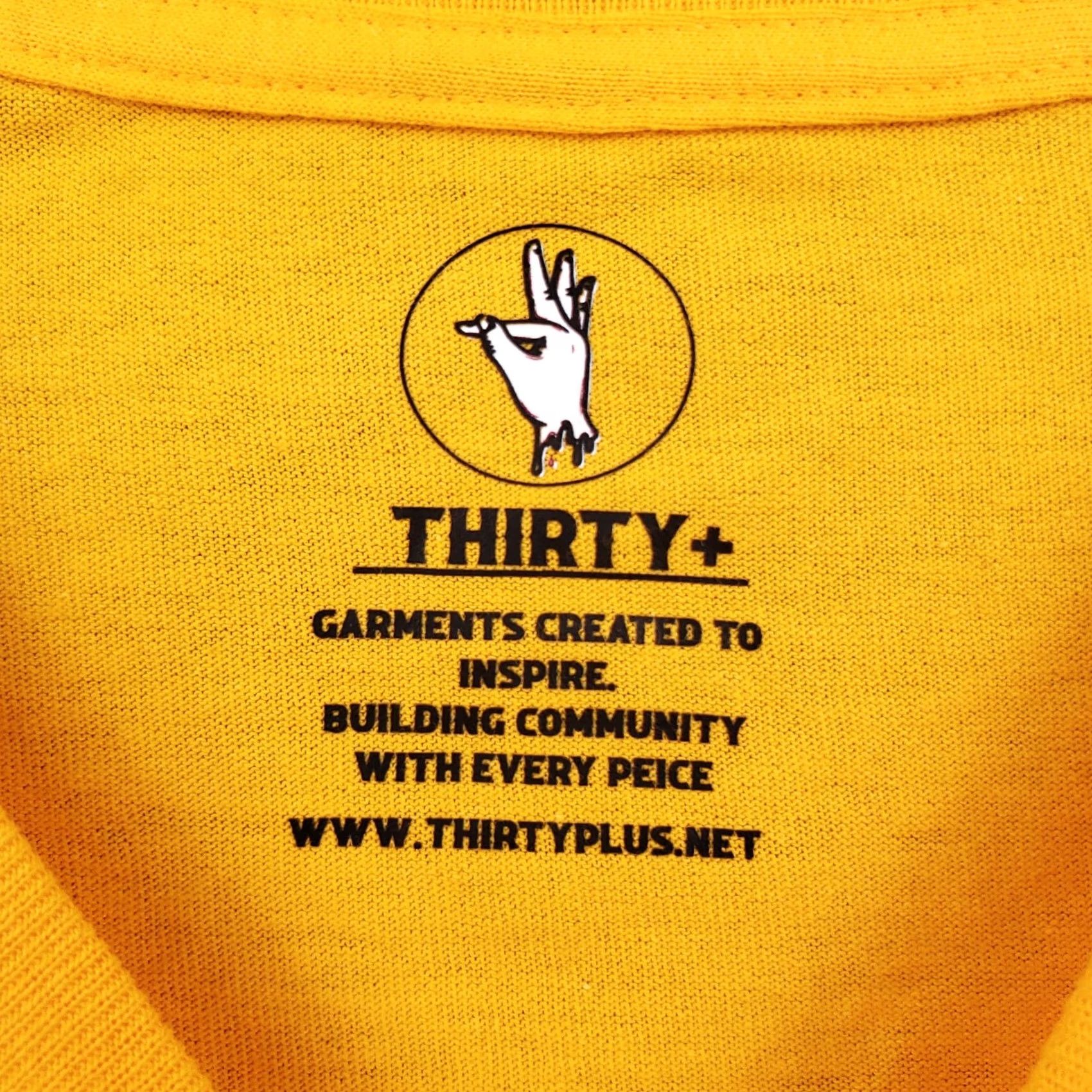 Vintage Thirty+ Shirt Mens L Yellow Short Sleeve Pullover Crew Neck Graphic Logo Size US L / EU 52-54 / 3 - 6 Thumbnail