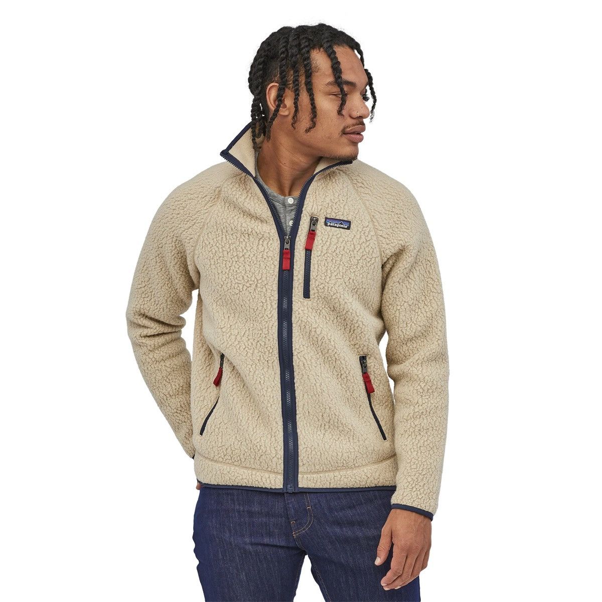 Patagonia Men`s PATAGONIA SHERPA RETRO X PILE FLEECE JACKET SIZE S-M Size US S / EU 44-46 / 1 - 4 Thumbnail