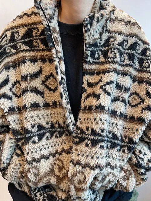 VIBE Aztec Tribal Graphic Full Zip Jacket Size US M / EU 48-50 / 2 - 2 Thumbnail