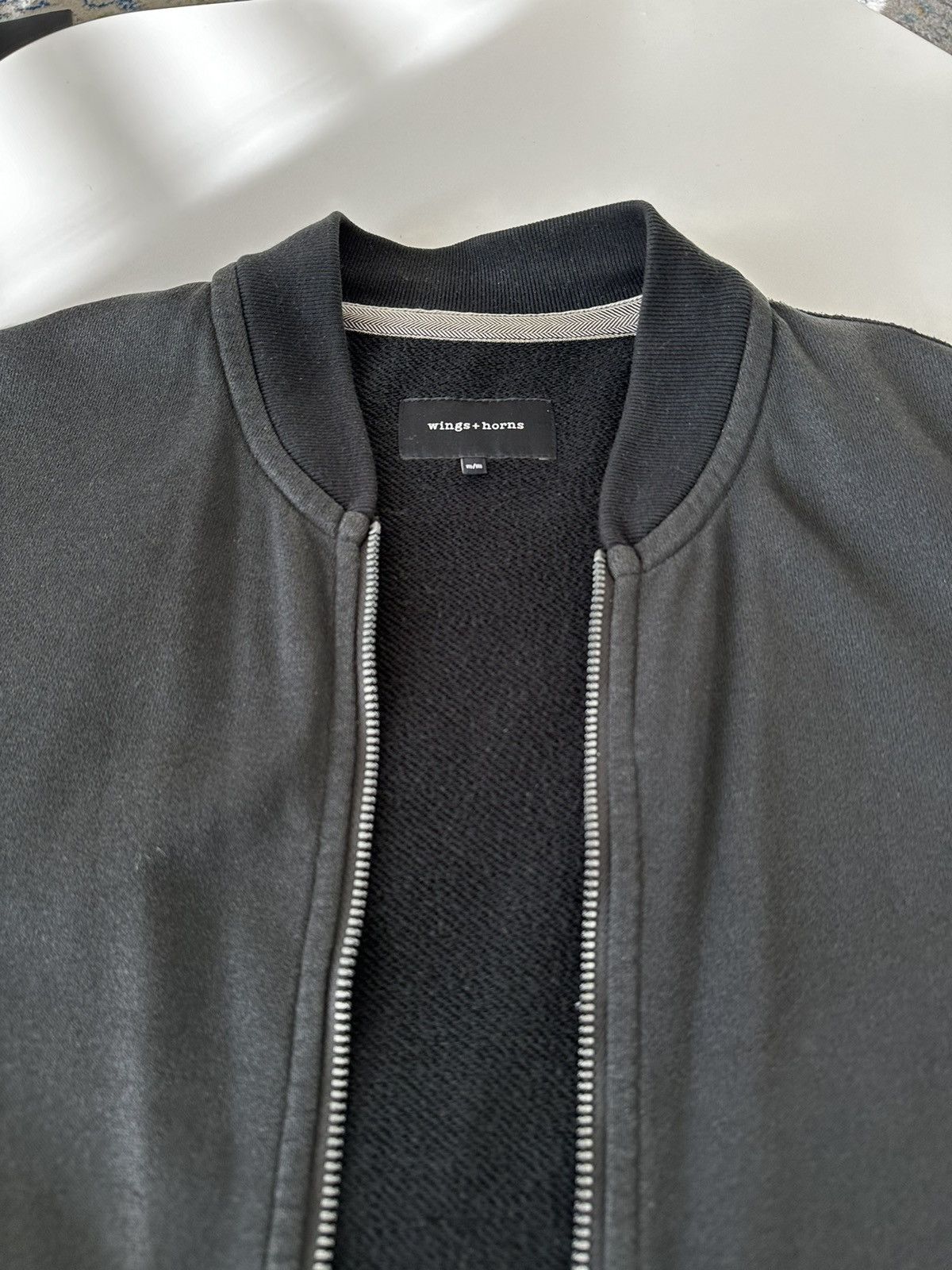 Wings + Horns Byborre Bomber Jacket in Black | Grailed