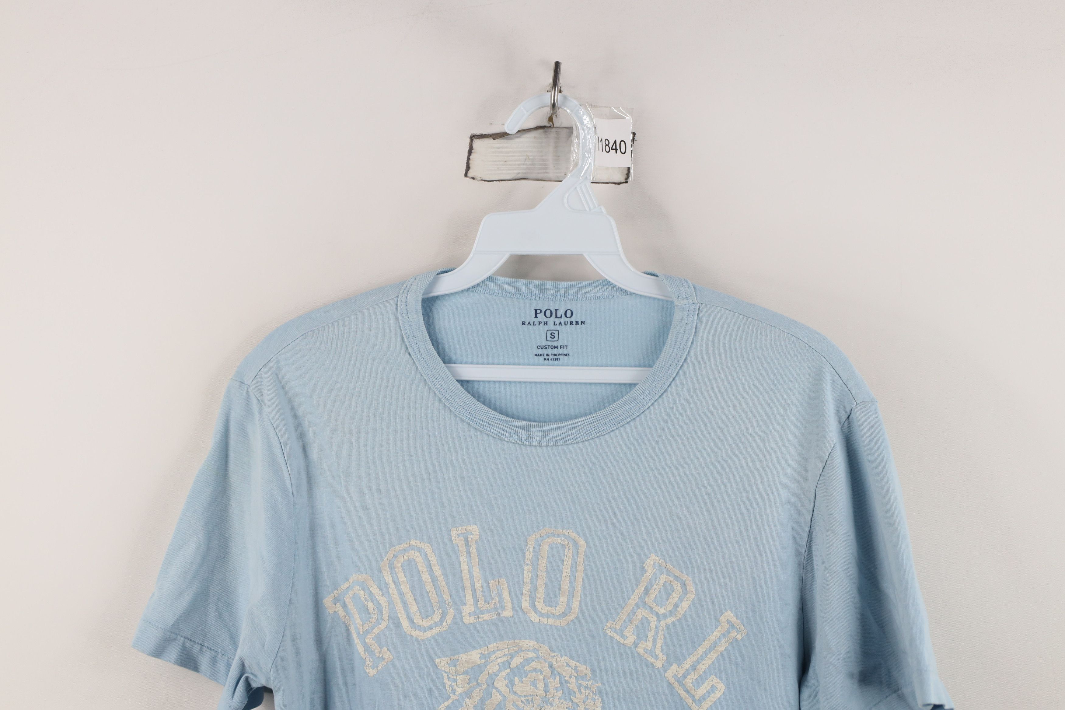 Ralph Lauren Ralph Lauren Custom Distressed Spell Out Tiger T-Shirt Blue Size US S / EU 44-46 / 1 - 2 Thumbnail