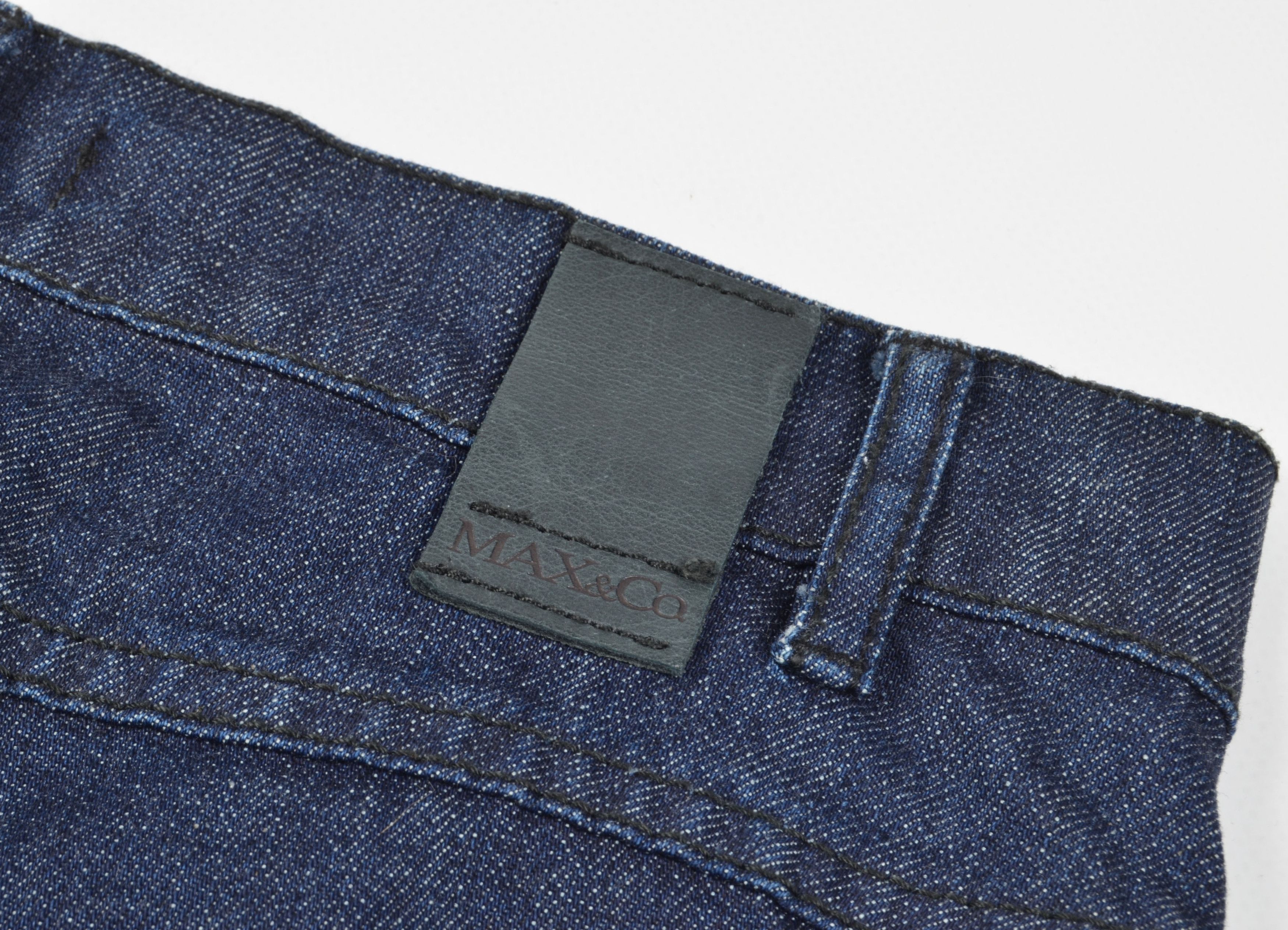 Max Mara MAX&Co Glam Blue Bootcut Low Rise Denim Jeans Size 28" / US 6 / IT 42 - 6 Thumbnail