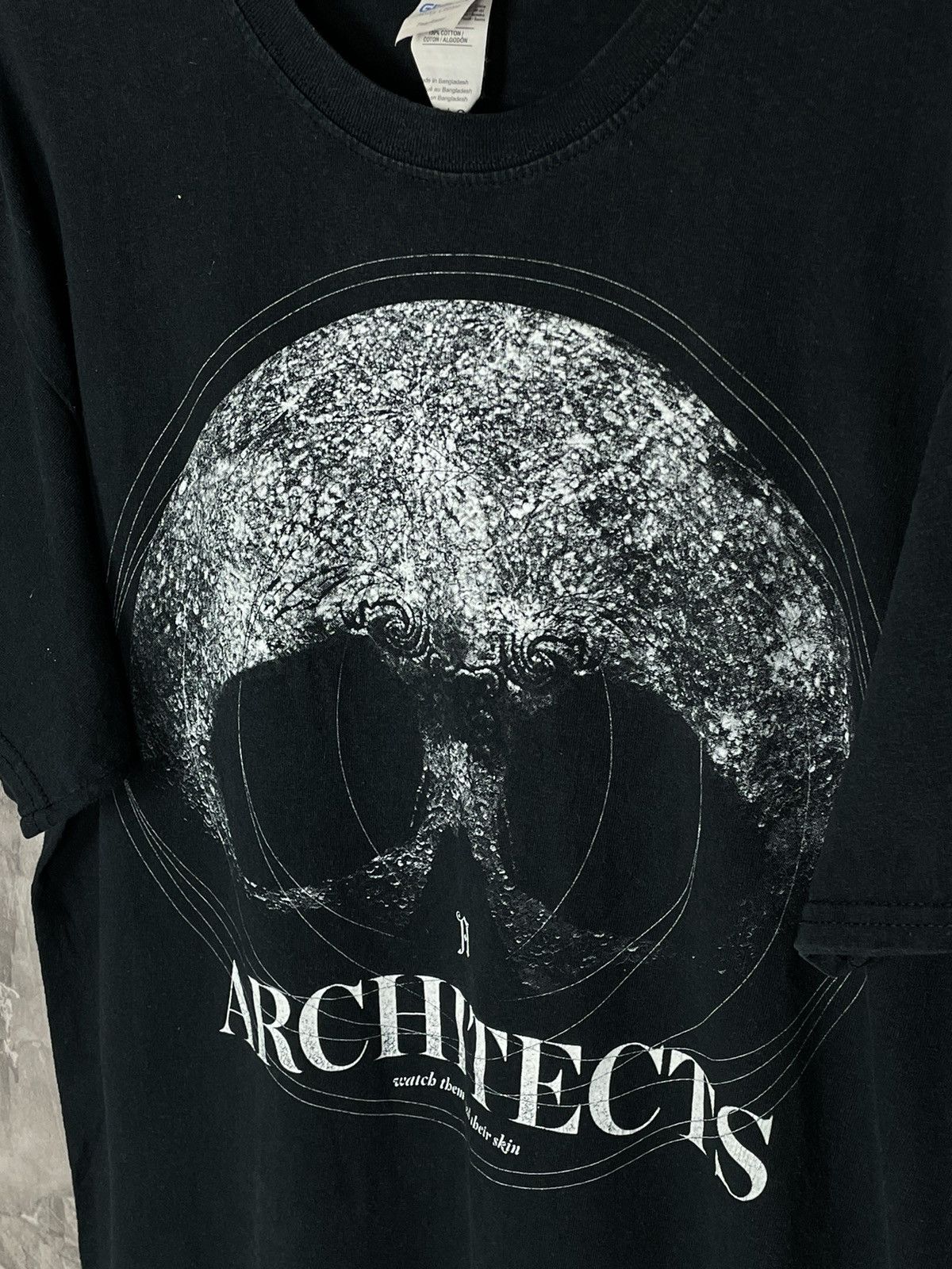 Band Tees × Vintage Vintage Y2K Architecs Skulls Dead Face Horror Tee Streetwear Size US L / EU 52-54 / 3 - 7 Thumbnail