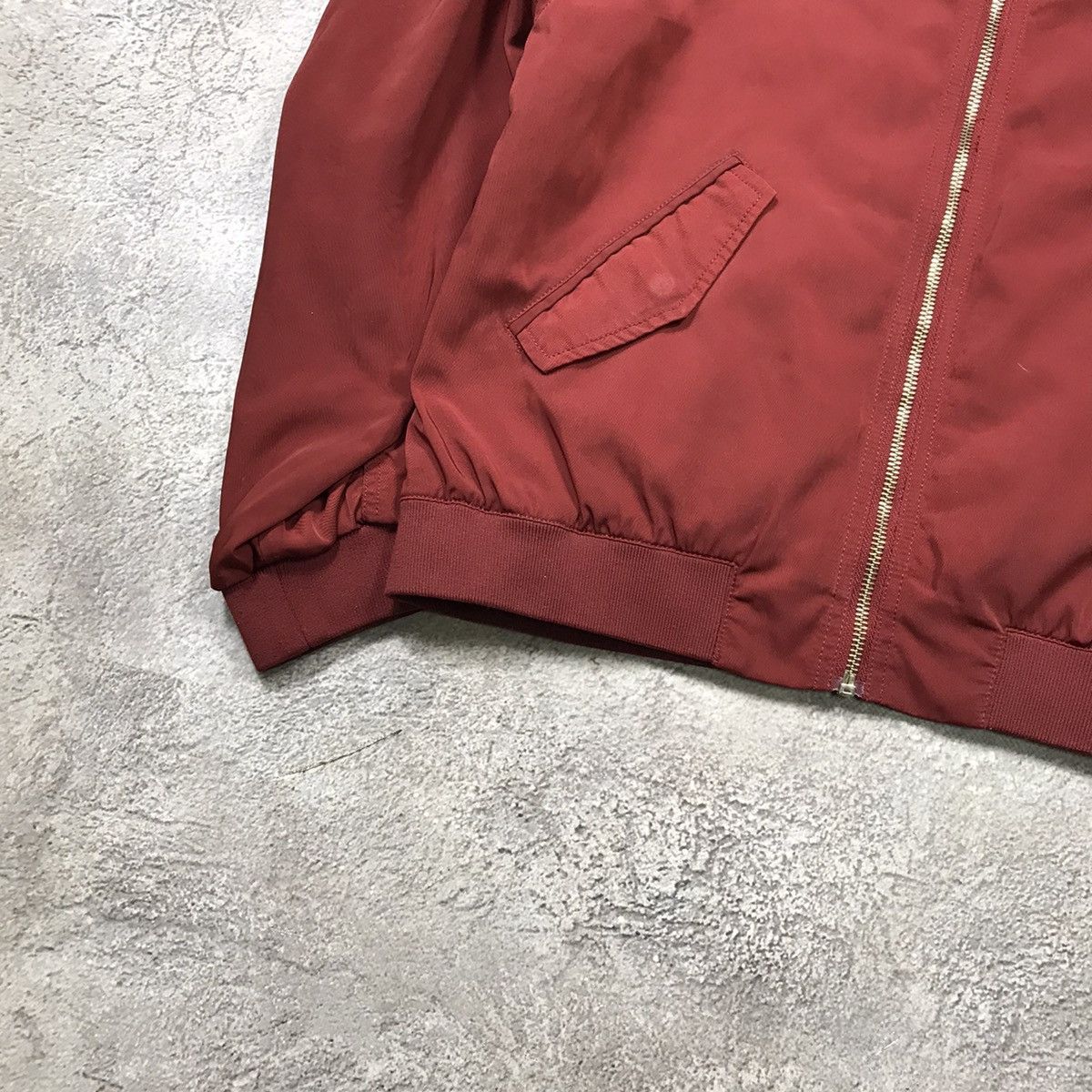 Vintage Vintage 90s Burgundy Bomber Jacket Streetwear Y2K Baggy M Size M / US 6-8 / IT 42-44 - 4 Thumbnail