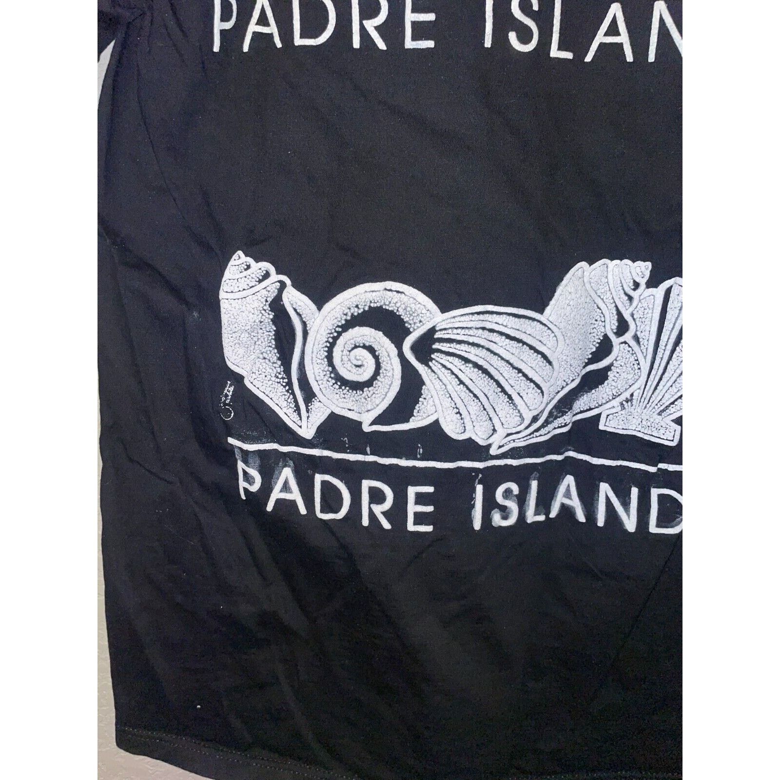 Jerzees Vintage Test Print Shirt Padre Island Mountain Black M Tee Size US M / EU 48-50 / 2 - 9 Thumbnail