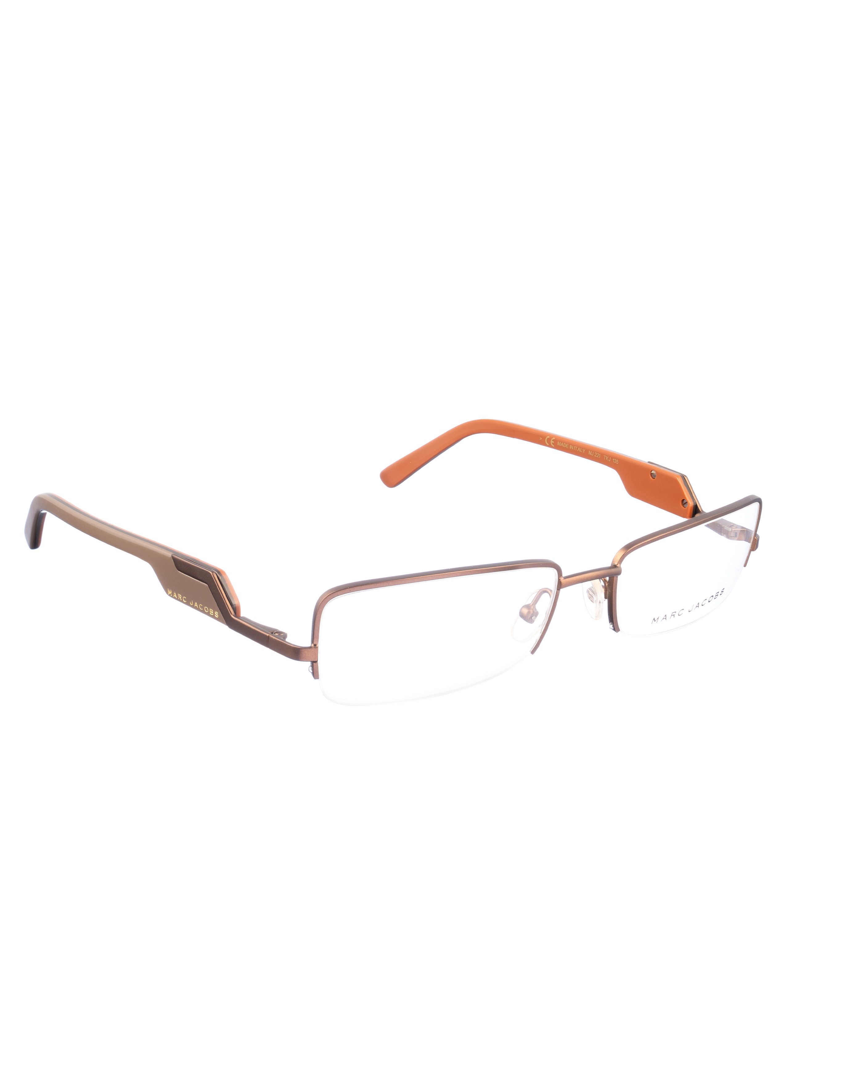 Marc Jacobs Marc Jacobs 00s Chocolate Brown Rectangular Glasses Size ONE SIZE - 2 Thumbnail