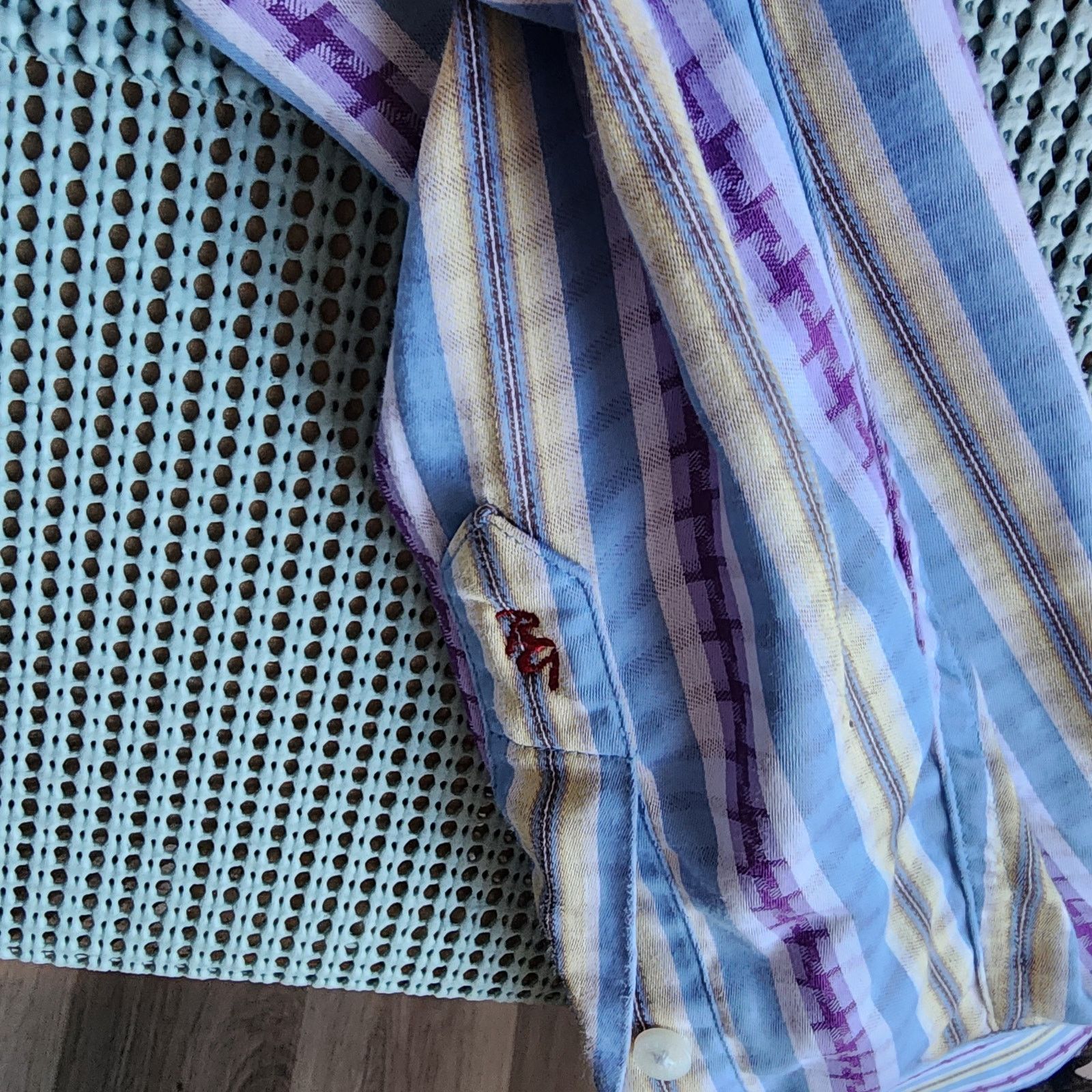 Robert Graham Robert Graham Men's Medium Long Sleeve Striped Size US M / EU 48-50 / 2 - 5 Thumbnail