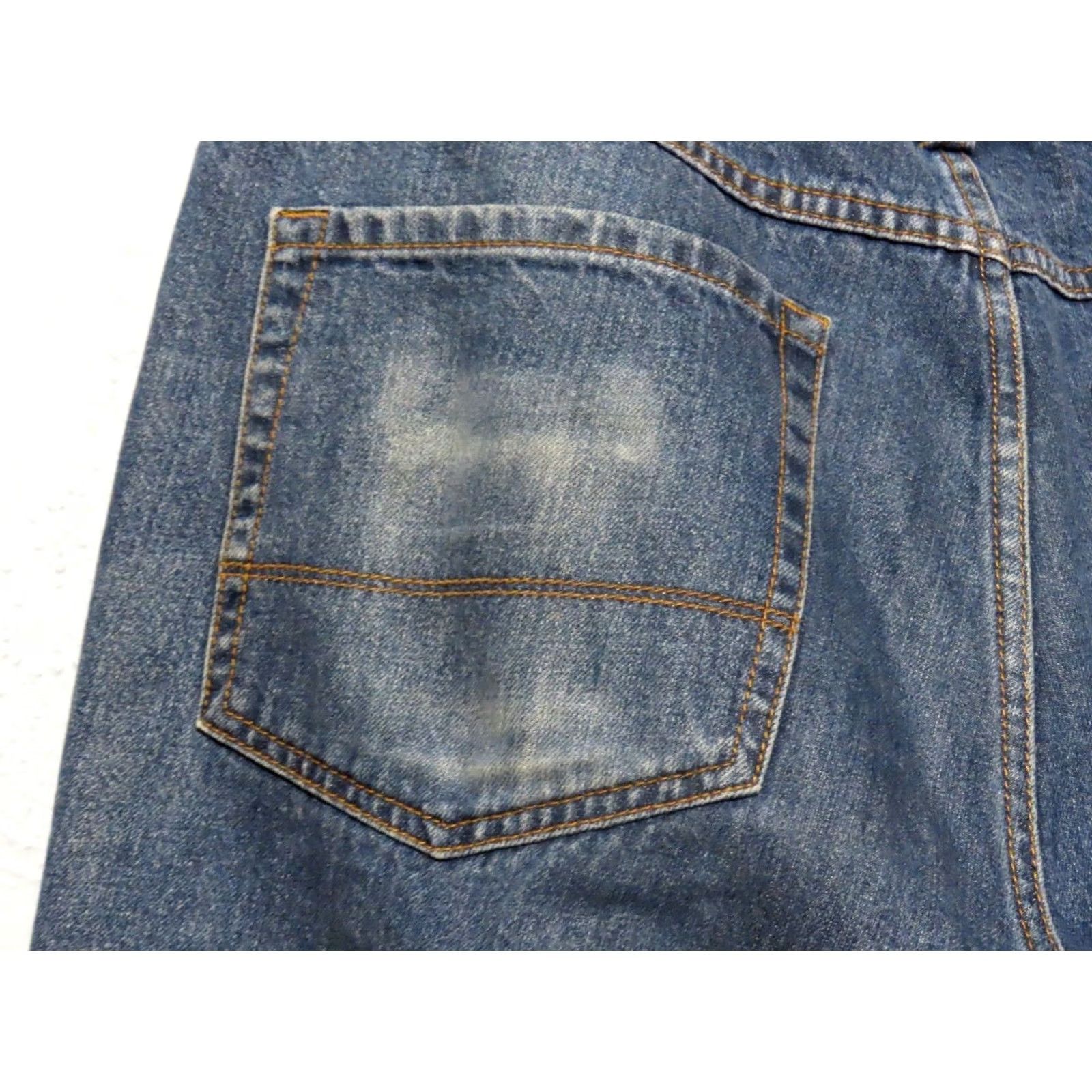 Vintage Duluth Men's 36x30 Jeans 5-Pocket Straight Zip Blue Denim Cotton Blend Relaxed Regular Inseam 30 Retro? (omit) Size US 36 / EU 52 - 7 Thumbnail